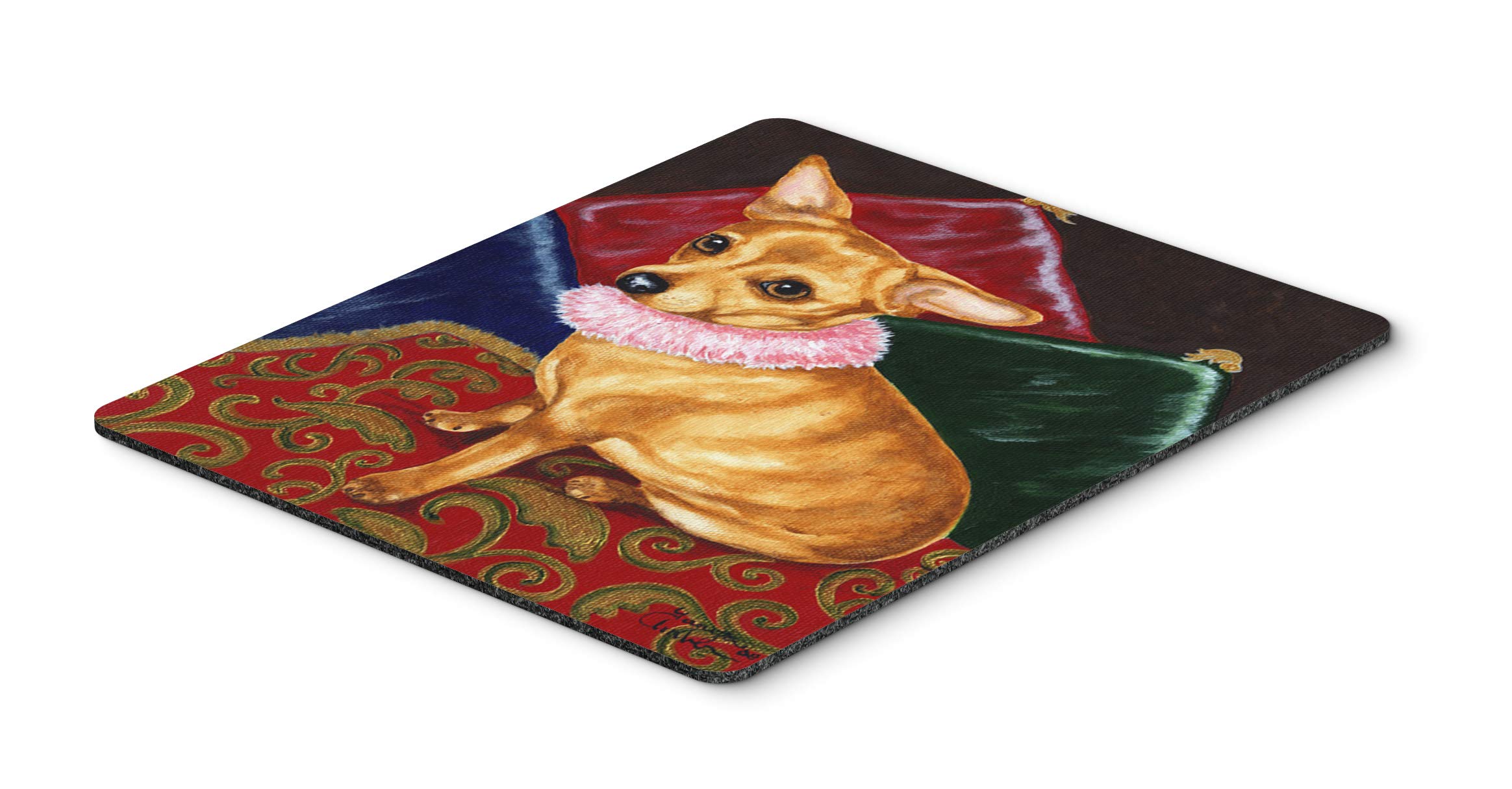 Caroline's Treasures AMB1389MP Princess Chihuahua Mouse Pad - Large Washable Non-Slip Desk Mat for Home Office, Gaming & Computer Work - Perfect for Laptops, Hot Pads & Trivets - Ideal for Workstations, Coffee Breaks & Pet Lovers