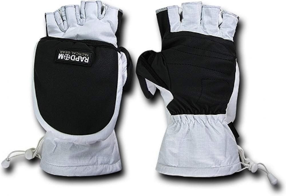 RAPDOM Tactical Breathable Shooting Gloves for Men - Cold Weather Outdoor Hunting, Airsoft & Range Training - Durable Military Gloves for Tactical Sports & Outdoor Activities