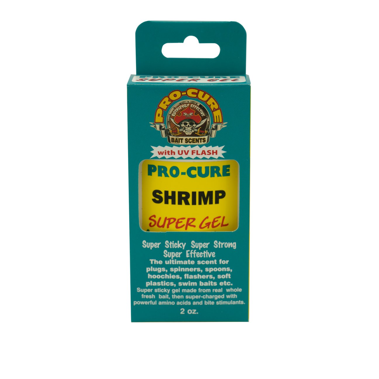 Pro Cure Super Gel Scent 2oz - Long Lasting Fish Attractant for Bass, Trout & Salmon Fishing - Ideal for Freshwater & Saltwater Anglers