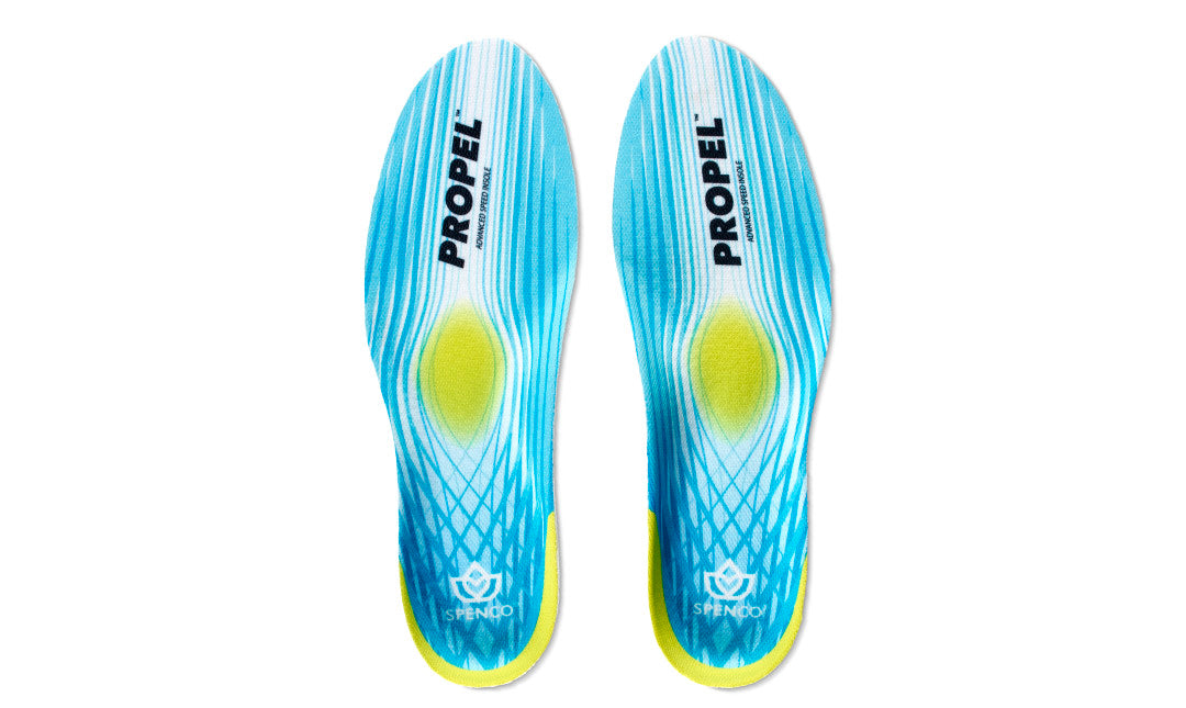 Spenceo Propel Performance Insoles - Arch Support & Cushioning for Running, Walking & Standing All Day - Comfortable Orthotic Shoe Inserts for Men & Women