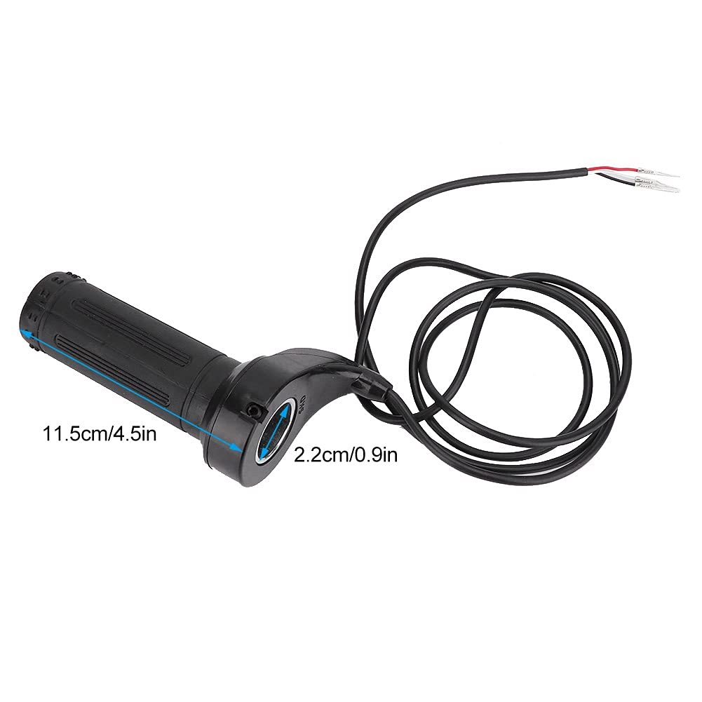 Electric Bike Throttle Grip - Black Handlebar Accelerator Sleeve for E-Bike & Scooter - Perfect for Commuting, Off-Road & Urban Riding