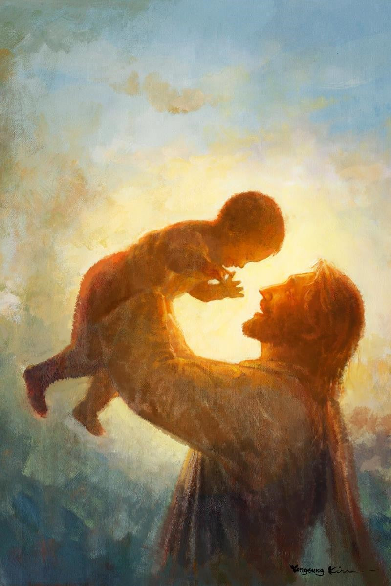 Heaven's Gift Gallery Wrap Canvas - Premium Handmade Art for Home Decor, Living Room, Bedroom & Office Wall Art