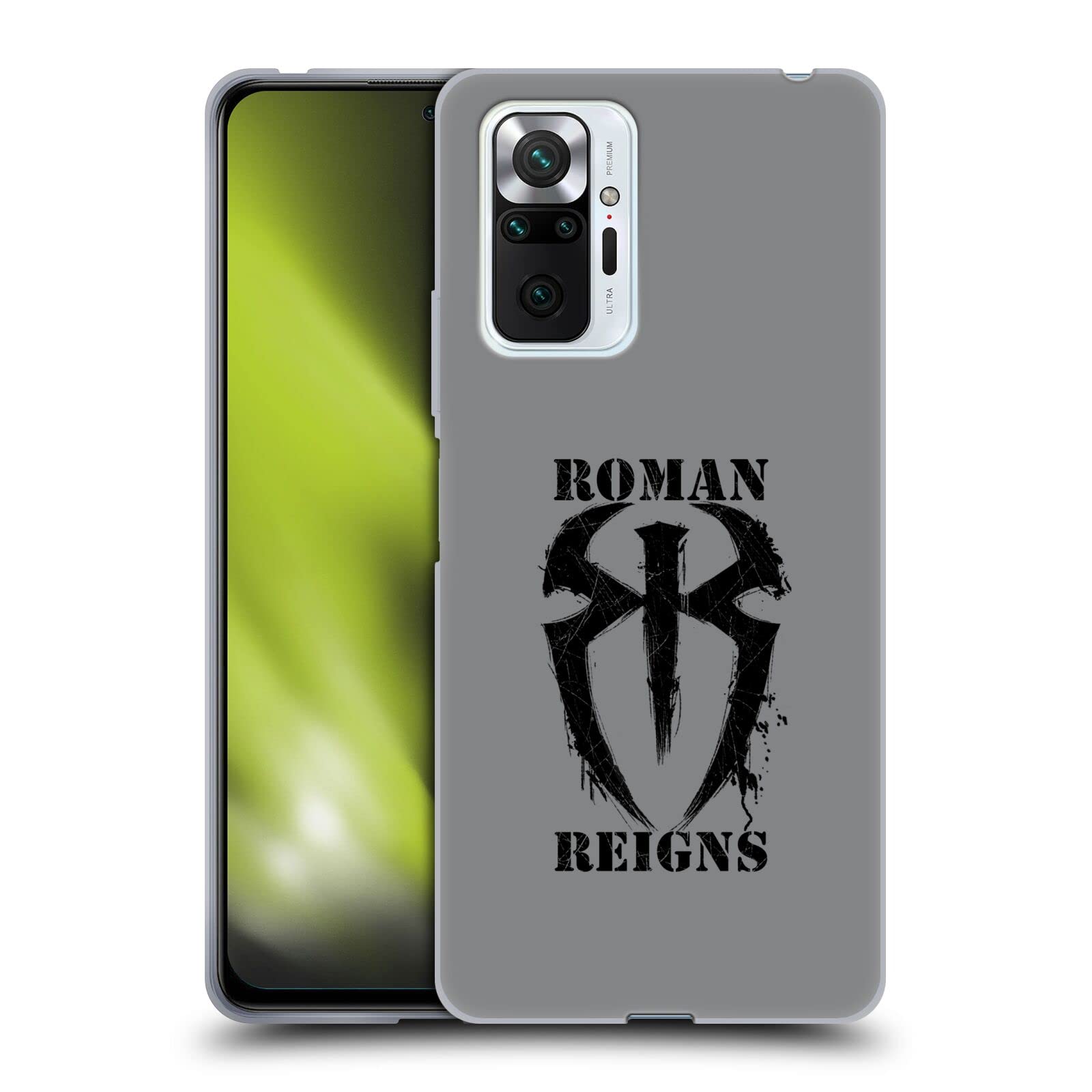 Head Case Designs WWE Roman Reigns It's My Yard Soft Gel Case for Xiaomi Redmi 10 - Durable Protection for Daily Use & Travel