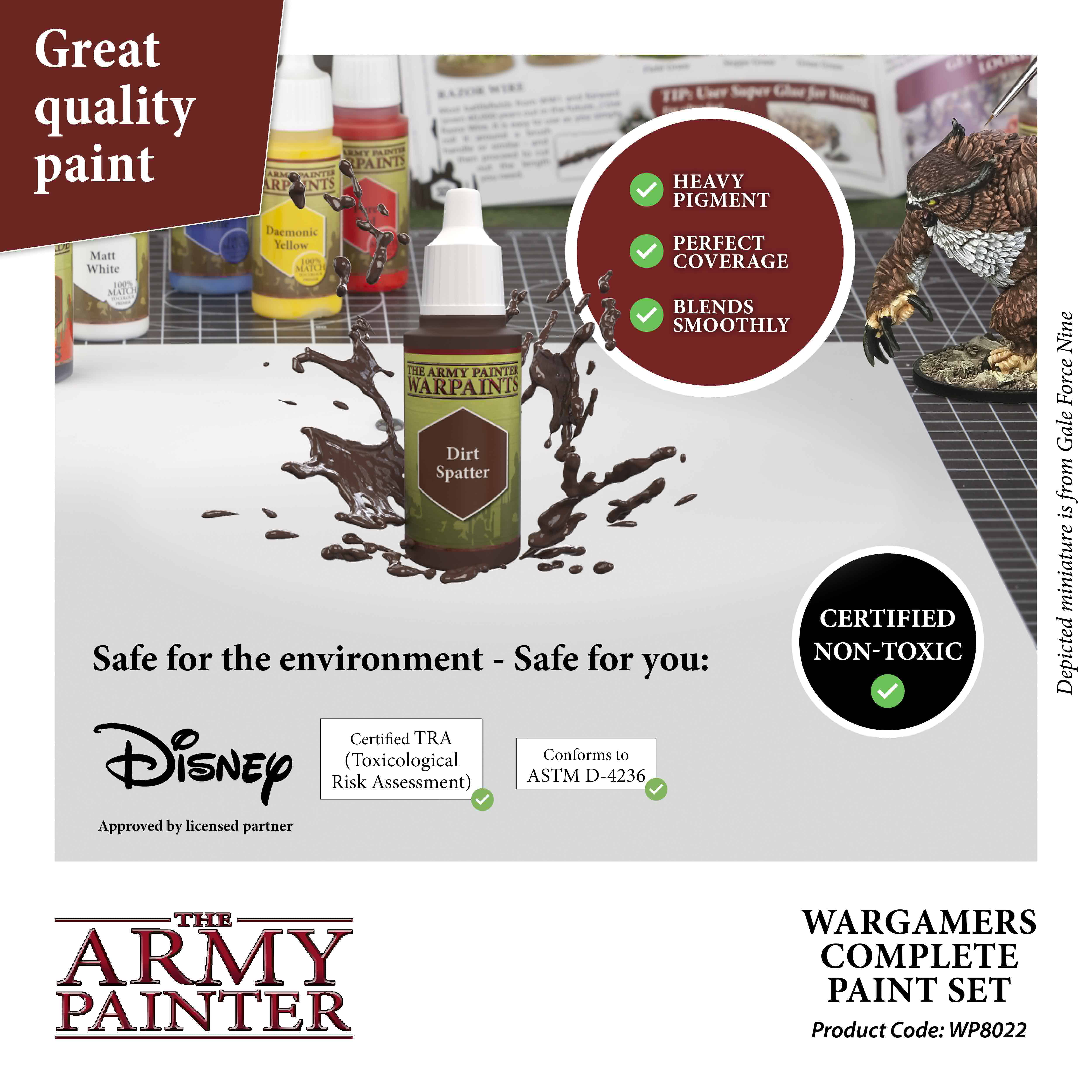 Warpaints: Complete Paint Set for Miniatures & Models - Perfect for Warhammer, D&D, and Tabletop Gaming