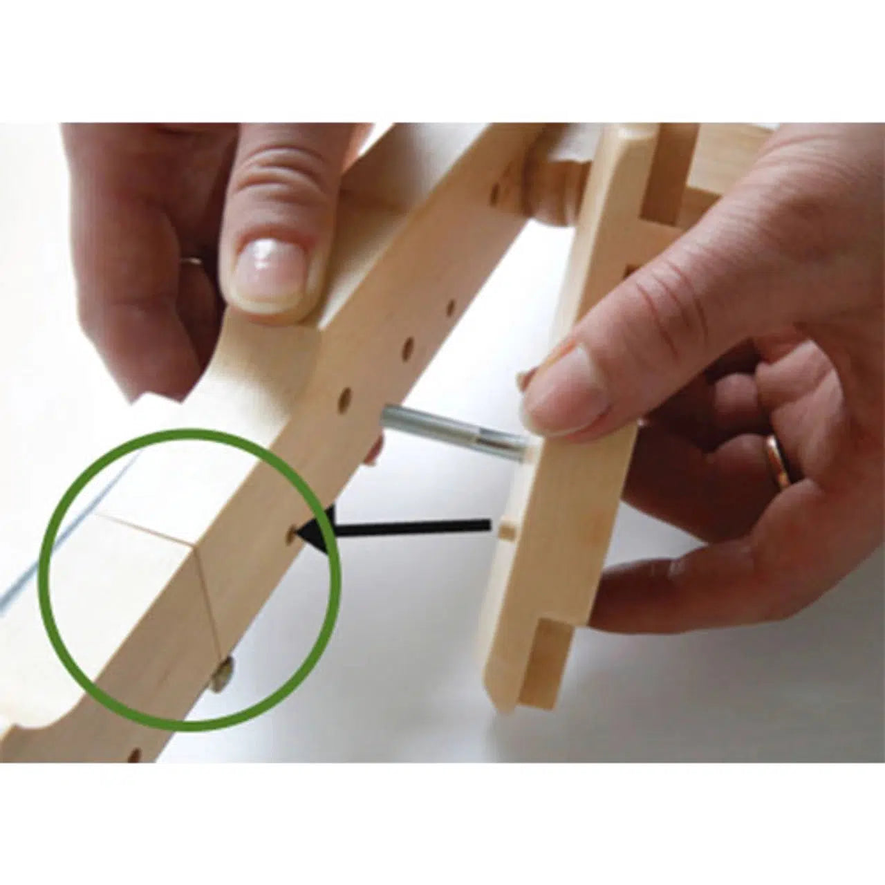 Kromski Harp Forte Heddle Block Set for Rigid Heddle Looms - Premium Weaving Tool for Handmade Scarves, Blankets & Home Decor