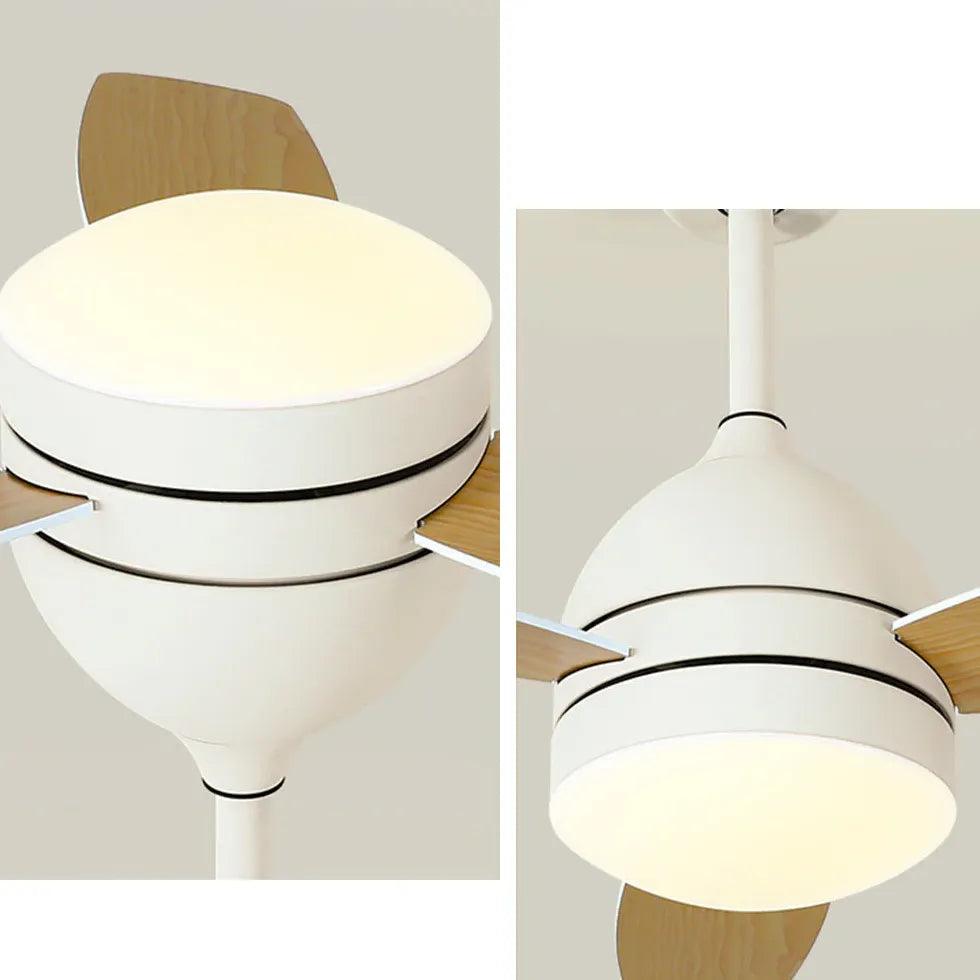 3-Blade Modern Ceiling Fan with Light Kit - Stylish Dining Room Cooling & Lighting Solution for Home & Restaurant Decor