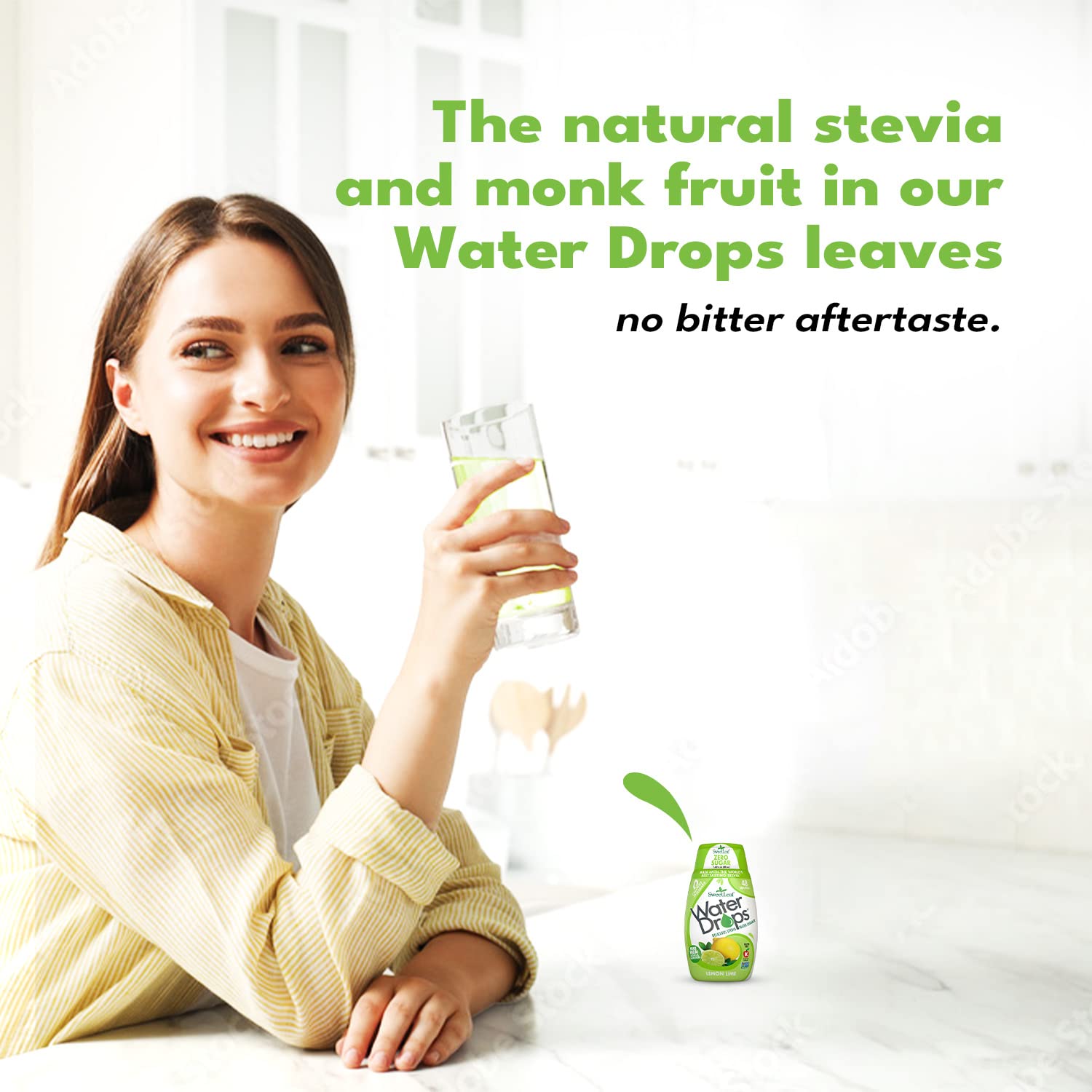 SweetLeaf Stevia Water Drops - Sugar Free Lemon Lime Flavor Enhancer, 1.62 Oz (Pack of 2) | Natural Water Flavoring for Hydration, Fitness & Healthy Lifestyle