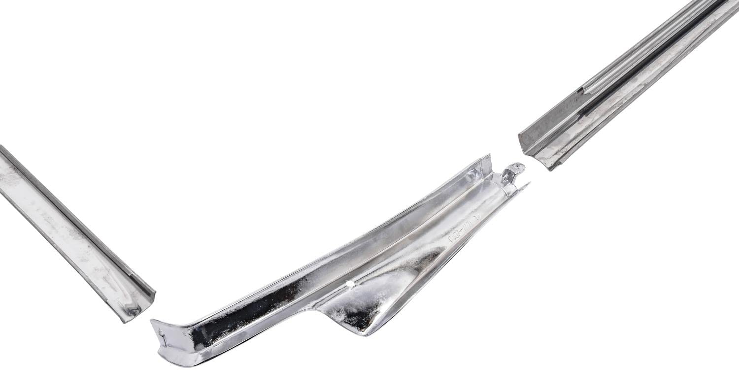 JEGS 79721 Complete Bed Molding Kit for 1968-1972 Chevy El Camino - Includes Bed Rail & Trim | Perfect for Truck Bed Restoration & Customization Projects