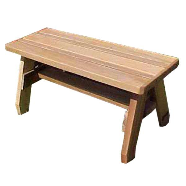 Herman Convertible End Bench - 2-in-1 Storage Bench & Coffee Table for Living Room, Entryway, Bedroom - Modern Upholstered Furniture with Hidden Storage Compartment