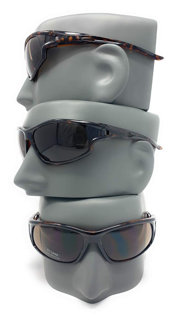 Unisex Bifocal Wrap Around Reading Sunglasses - Sport Wrap Sun Readers with 1.50 Magnification - Tortoise Frame for Men & Women - Perfect for Outdoor Activities, Driving & Reading in Sunlight