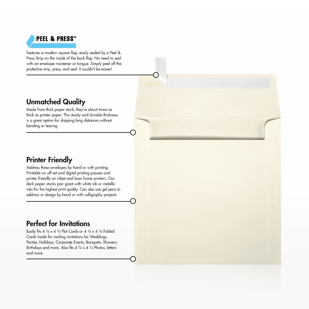 Premium LUXPaper Square Invitation Envelopes 5