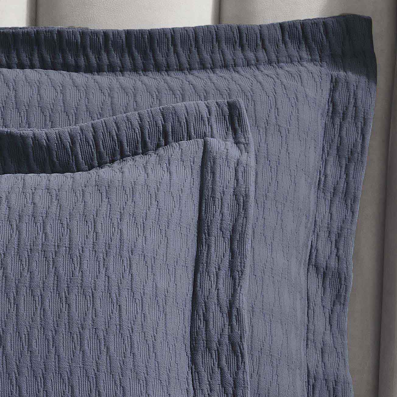 Calvert Cotton Medium Weight Geometric Matelasse Bedspread Set - Queen Size Luxury Bedding for Modern Bedrooms | Perfect for Master Bedroom, Guest Room & Dorm Decor