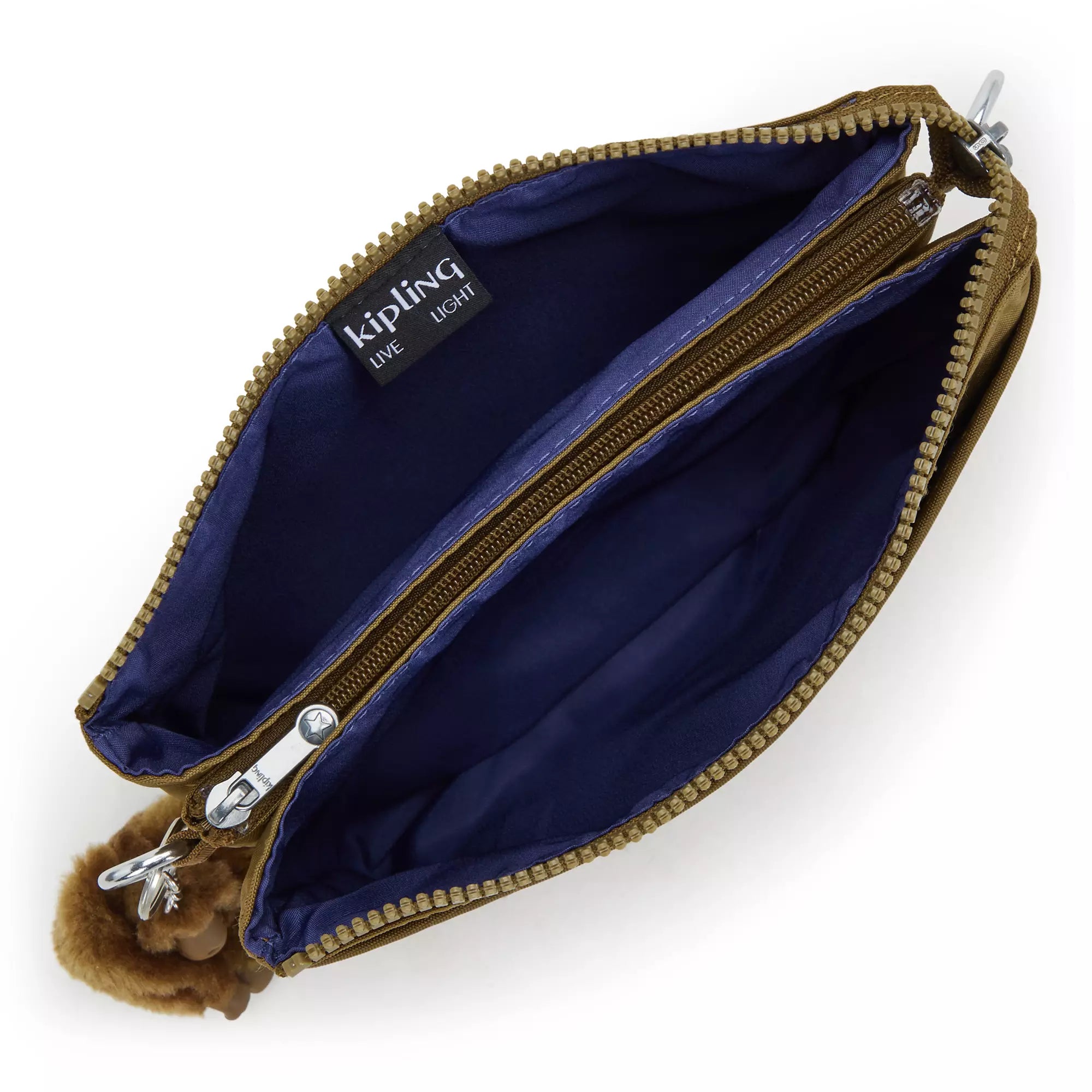 Kipling Riri Crossbody Bag - Lightweight & Durable Dry Laurel Small Shoulder Purse for Women | Perfect for Travel, Work & Everyday Use