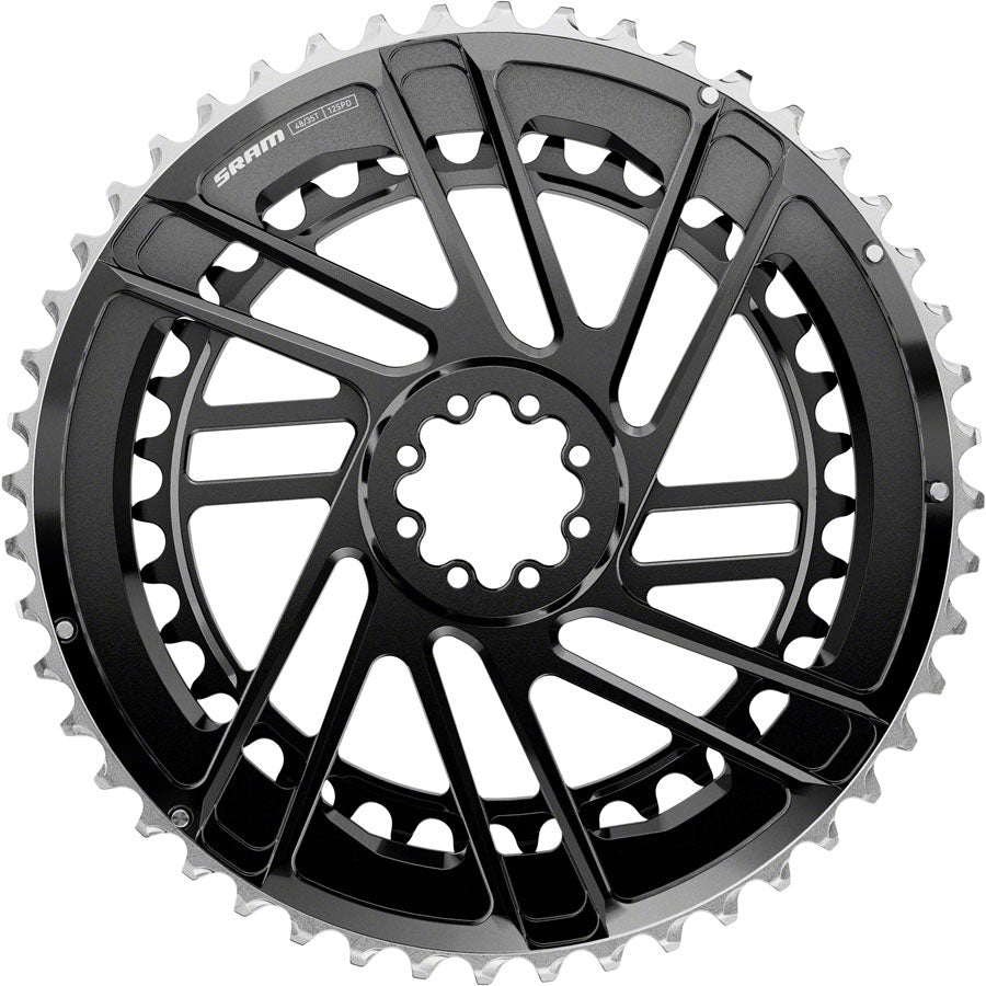SRAM Force 2x Chainring Kit 48/35T - 2x12 Speed Direct Mount 8-Bolt Road Bike Crankset (Black, E1) | Compatible with Road Bikes & Gravel Bikes for Enhanced Shifting Performance