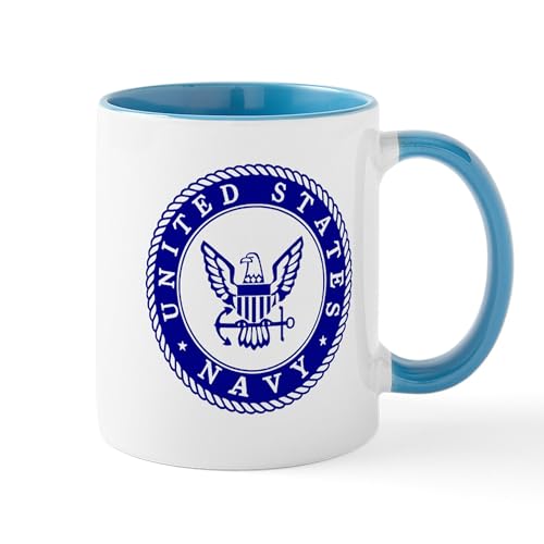 White/Blue Inside - US Navy Mugs