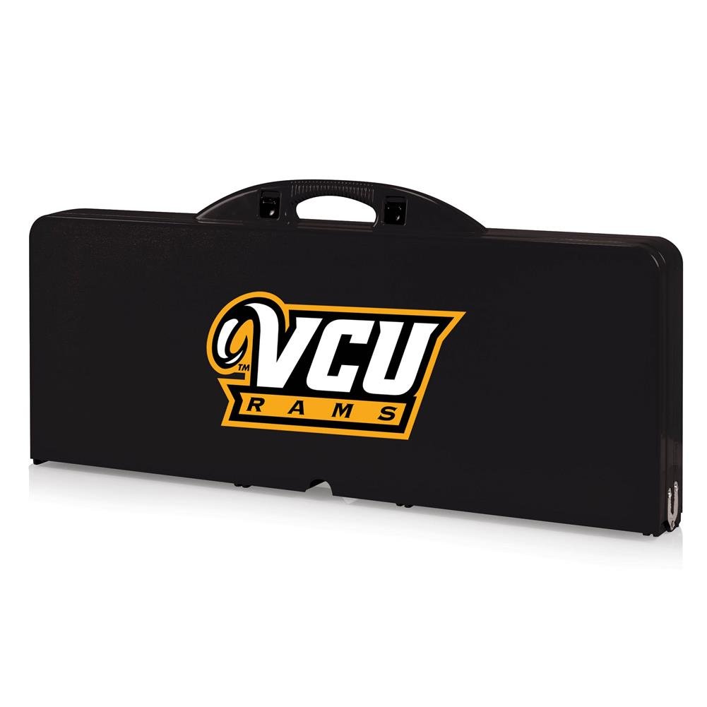 Virginia Commonwealth University Rams Digital Print Picnic Table Cover - NCAA Officially Licensed, Waterproof Outdoor Sports Blanket for Tailgating, Picnics, Beach & Stadium Events (Black, One Size)