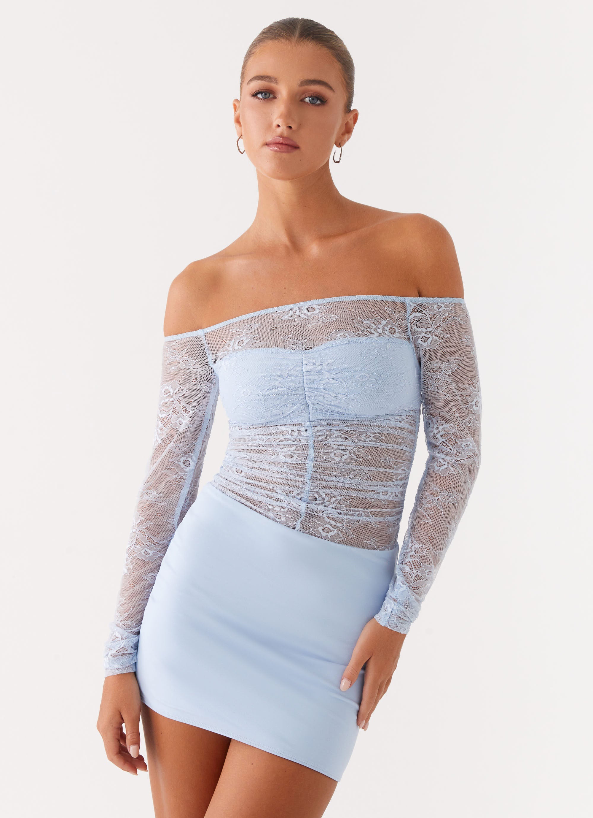 Elegant Blue Lace Mini Dress for Women - Sexy Party & Evening Cocktail Dress - Perfect for Date Night, Club Outfits & Special Occasions