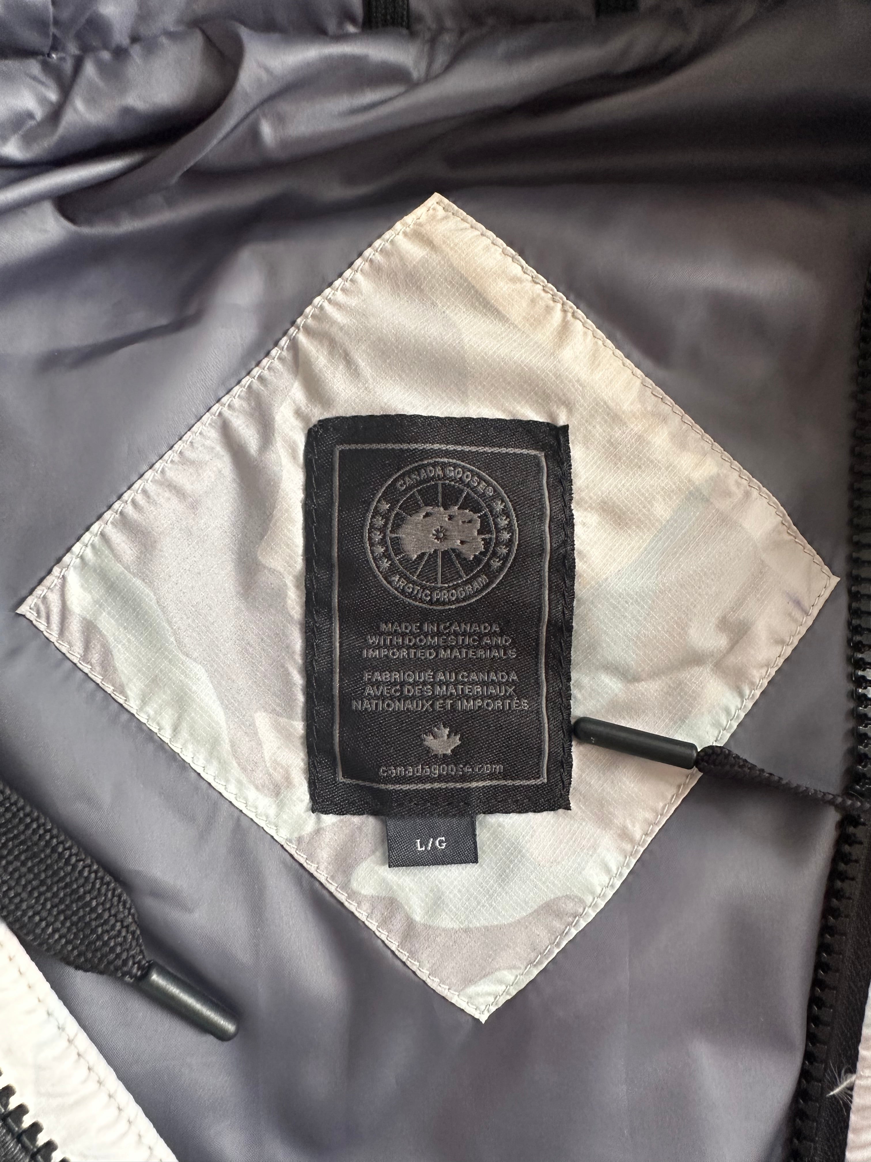 Canada Goose Sydney Black Label Men's Ice Camouflage Parka - Winter Waterproof Down Jacket for Extreme Cold Weather | Outdoor Activities & Urban Style