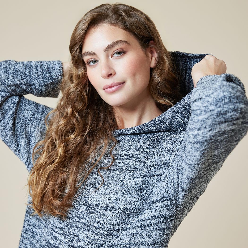 Softies Women's Ultra Soft Marshmallow Hooded Lounger - Cozy Fleece Hoodie for Home, Lounge & Outdoor Wear - Perfect for Relaxing, Netflix Nights & Errands