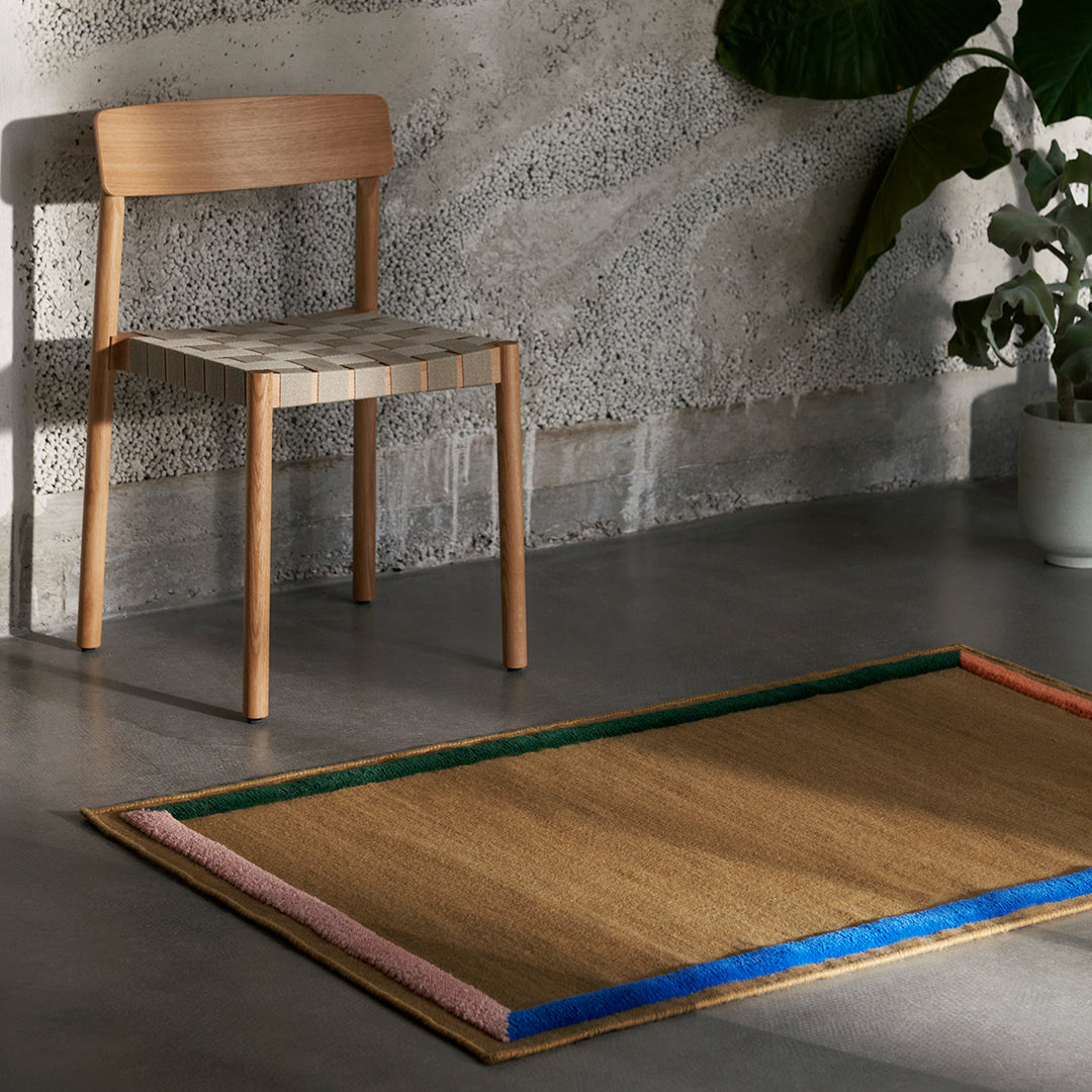 Framed AP13 AP14 Rug - Modern Handmade Area Rug for Living Room, Bedroom, and Office Decor - Perfect for Home and Office Interior Design
