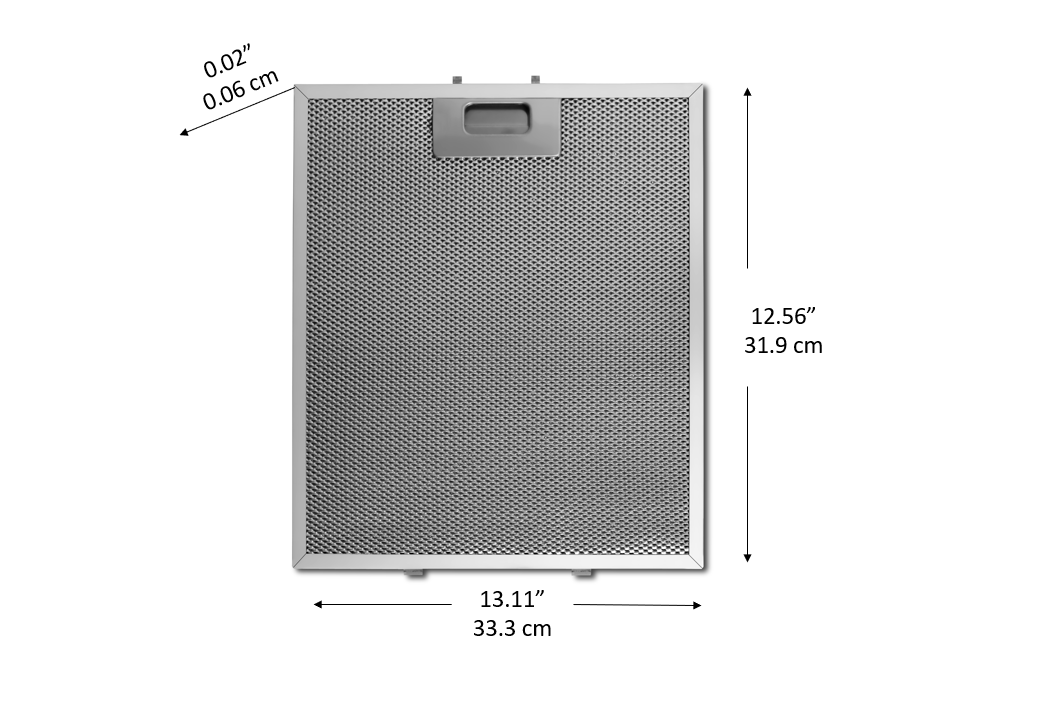 Pyramid 30-Inch Range Hood Replacement Filter - Stainless Steel Grease Filter for Kitchen Ventilation (Perfect for Home Cooking, Grilling & Frying)