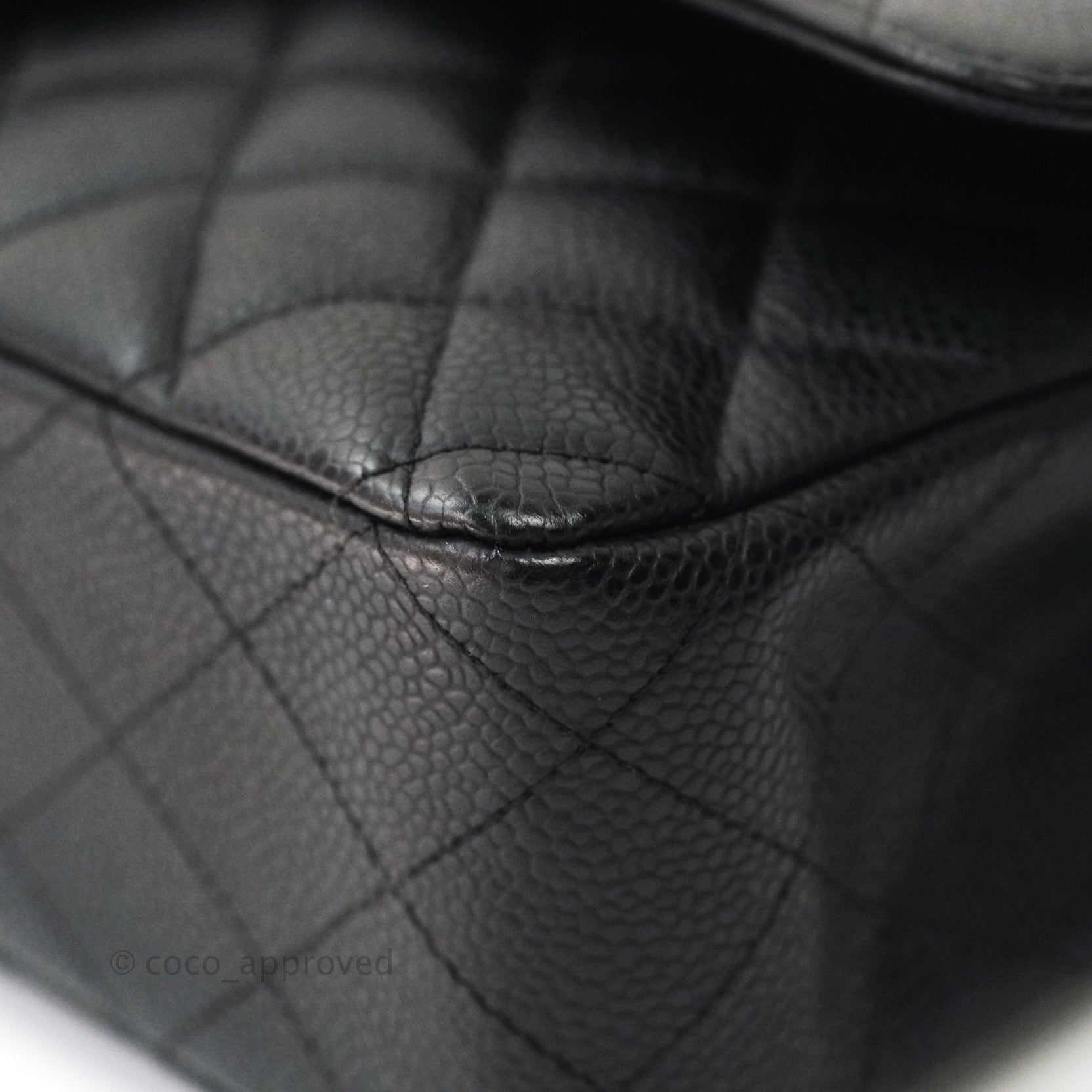 Chanel Classic M/L Medium Double Flap Bag Black Caviar Leather with Silver Hardware - Luxury Handbag for Women, Perfect for Work, Evening Events & Special Occasions