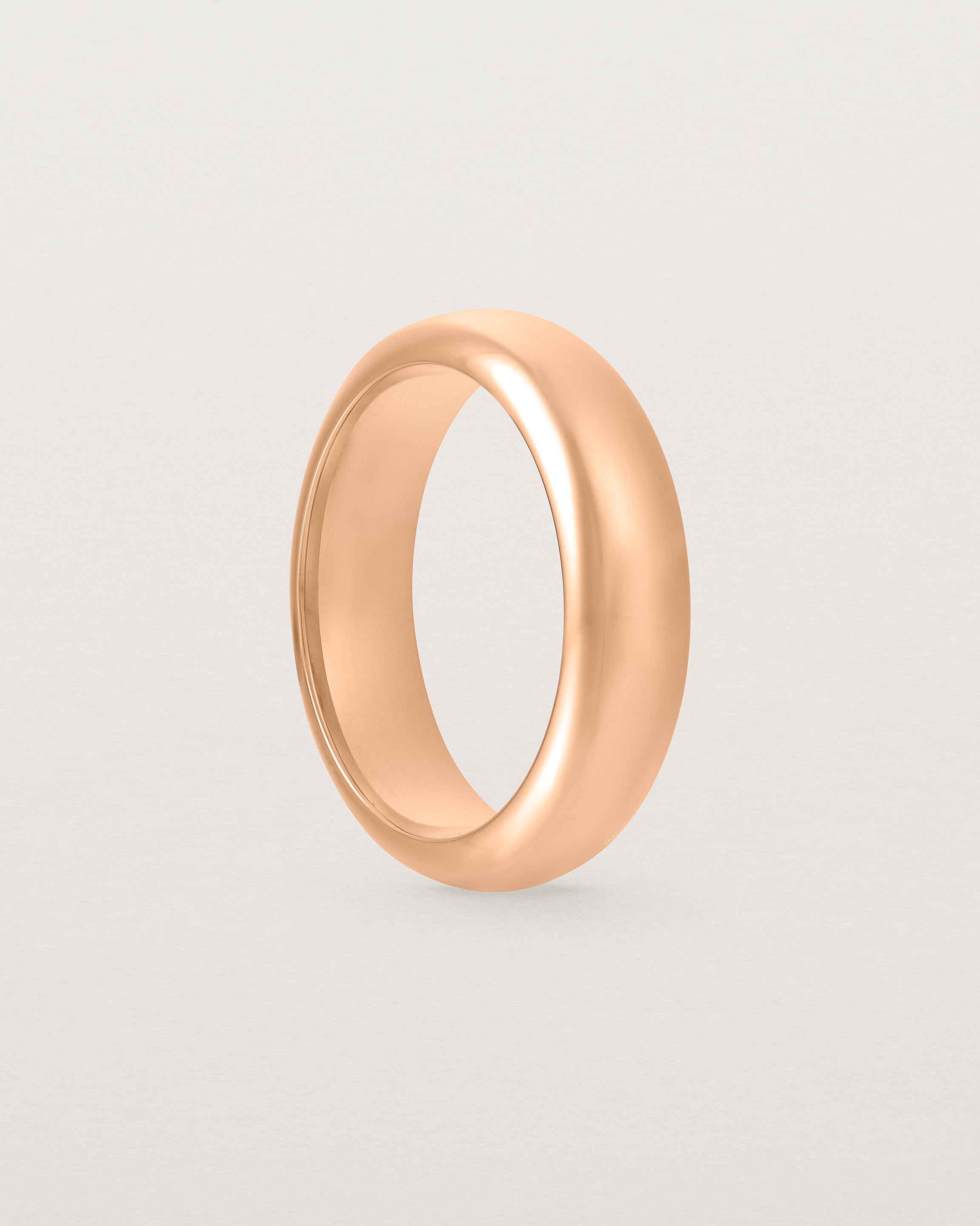 6mm Bold Curve Ring for Women - Elegant Stackable Band for Everyday Wear & Special Occasions