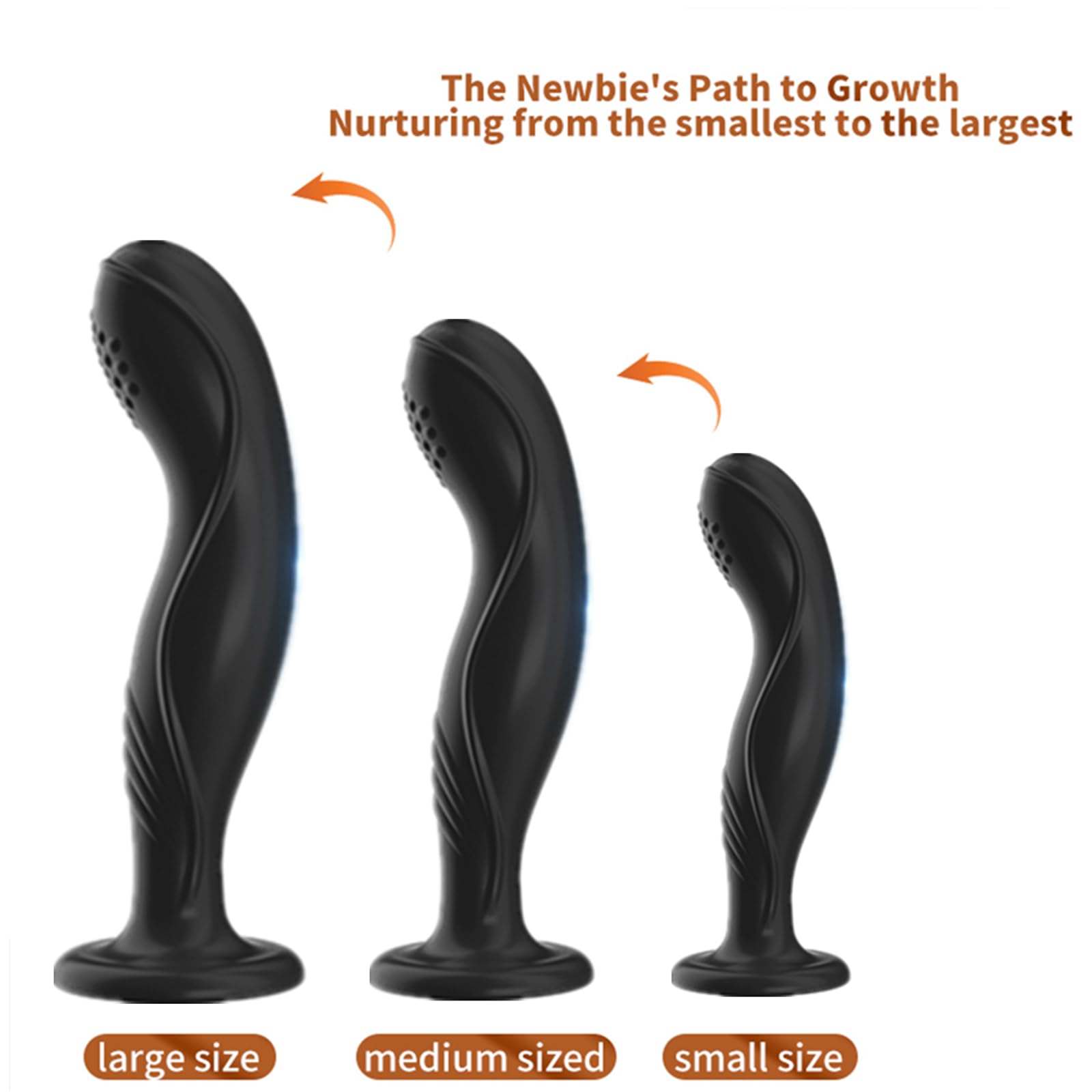 Realistic Suction Cup Dildo with Anal Plug - Dual Stimulation Sex Toy for Women & Men | Masturbation, Prostate & G-Spot Pleasure | Waterproof, Body-Safe Silicone for Shower & Bedroom Use