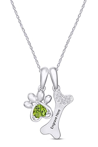 White Gold Over : Simulated Peridot