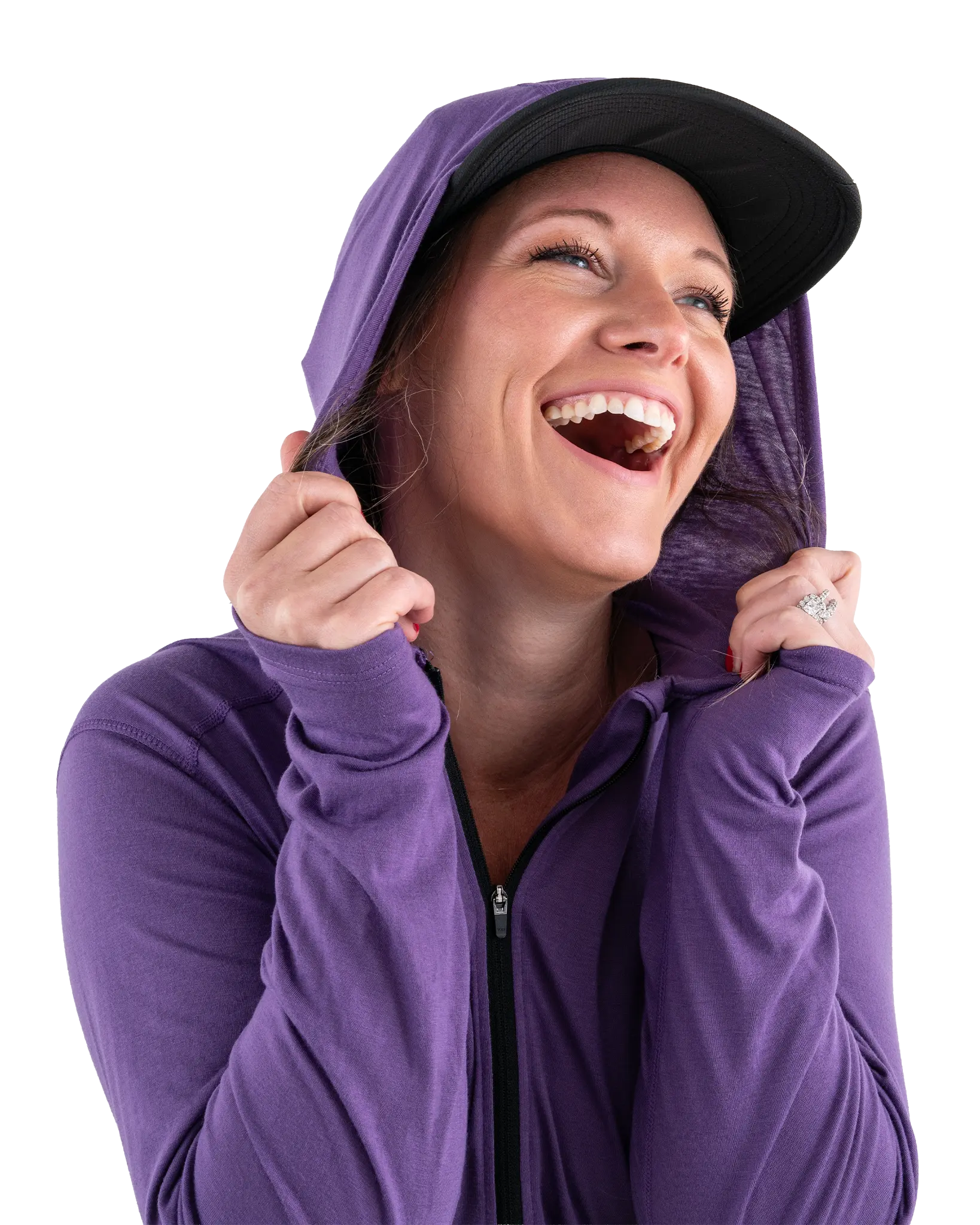 Women's Mirage Merino Sun Hoody - UPF 50+ Lightweight Sun Protection Hoodie for Hiking, Travel & Outdoor Activities