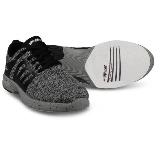 KR Strikeforce Commander Charcoal Men's Bowling Shoes - Premium Performance for League & Tournament Play - Comfortable Sliding Sole for Serious Bowlers