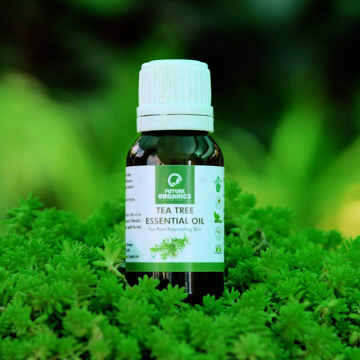 Future Organics Tea Tree Essential Oil - 15ml | 100% Pure Natural Melaleuca Oil for Skin, Hair & Aromatherapy | Perfect for Acne Treatment, Scalp Care & DIY Beauty Recipes