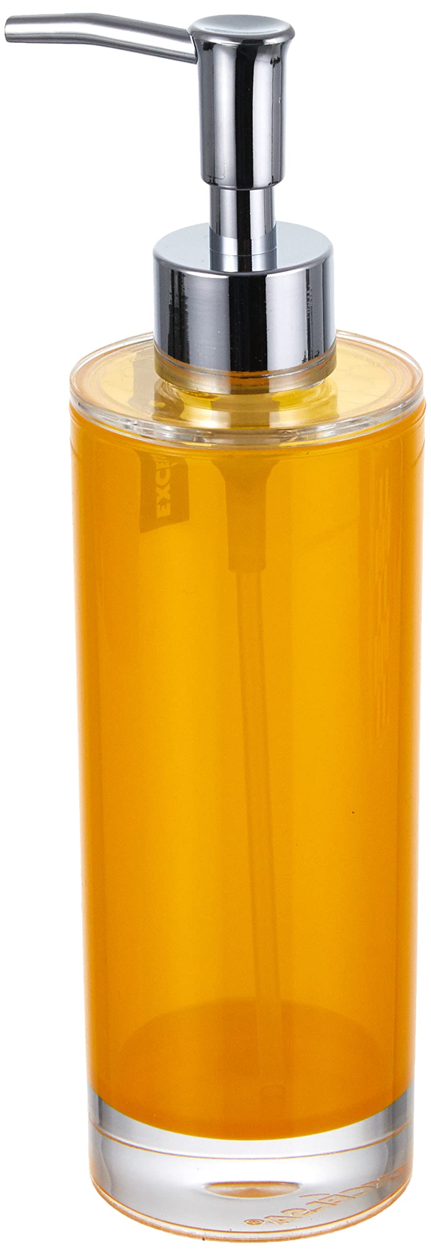 Premium Yellow Polystyrene Soap Dispenser - 6.5 x 6.5 x 22 cm - Elegant Bathroom & Kitchen Liquid Soap Dispenser for Home, Office, and Restaurant Use