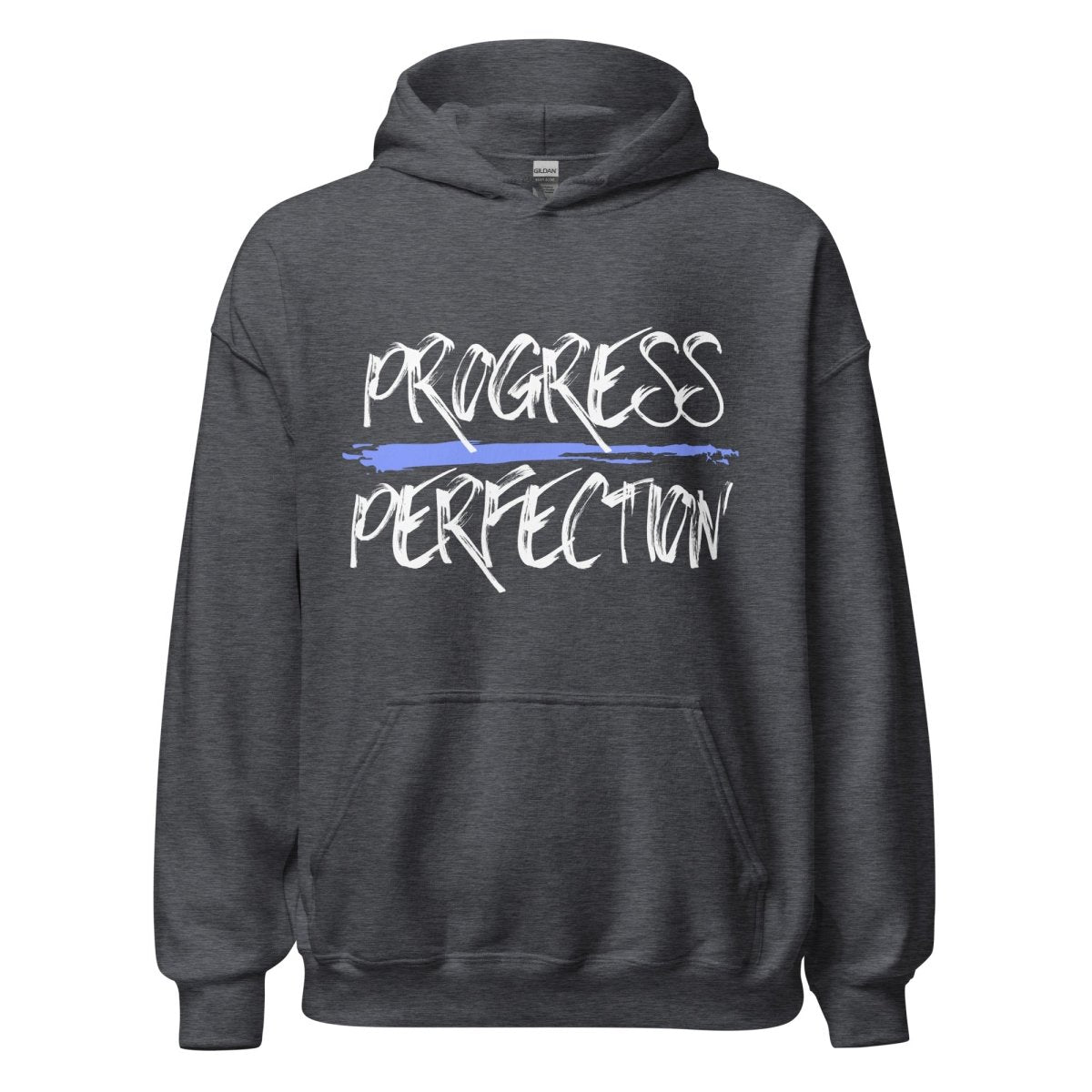 Progress Over Perfection Unisex Hoodie - Soft Cotton Pullover Sweatshirt for Men & Women | Perfect for Casual Wear, Gym, and Outdoor Activities