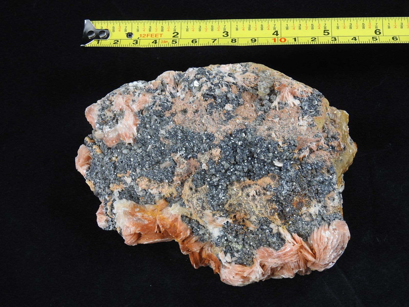 Natural Cerussite, Galena & Barite Mineral Specimens - Rare Collectible Crystals for Display & Healing - Perfect for Geology Enthusiasts & Crystal Collectors