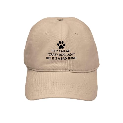 Khaki - They Call Me Crazy Dog Lady Cap