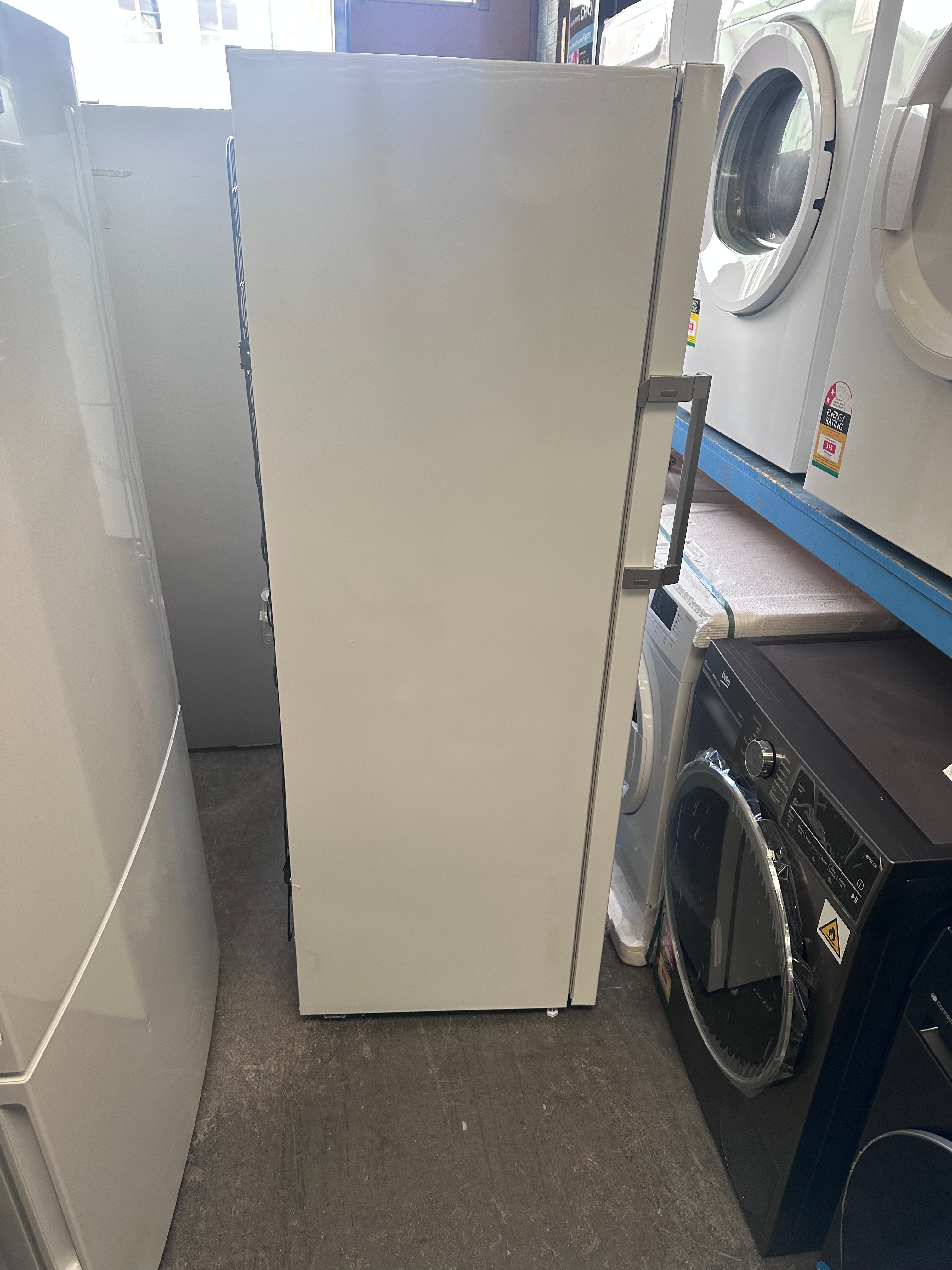 Beko 351L BAF369W Upright All Fridge - Factory Second | Energy Efficient Large Capacity Refrigerator for Home, Kitchen & Restaurant Use