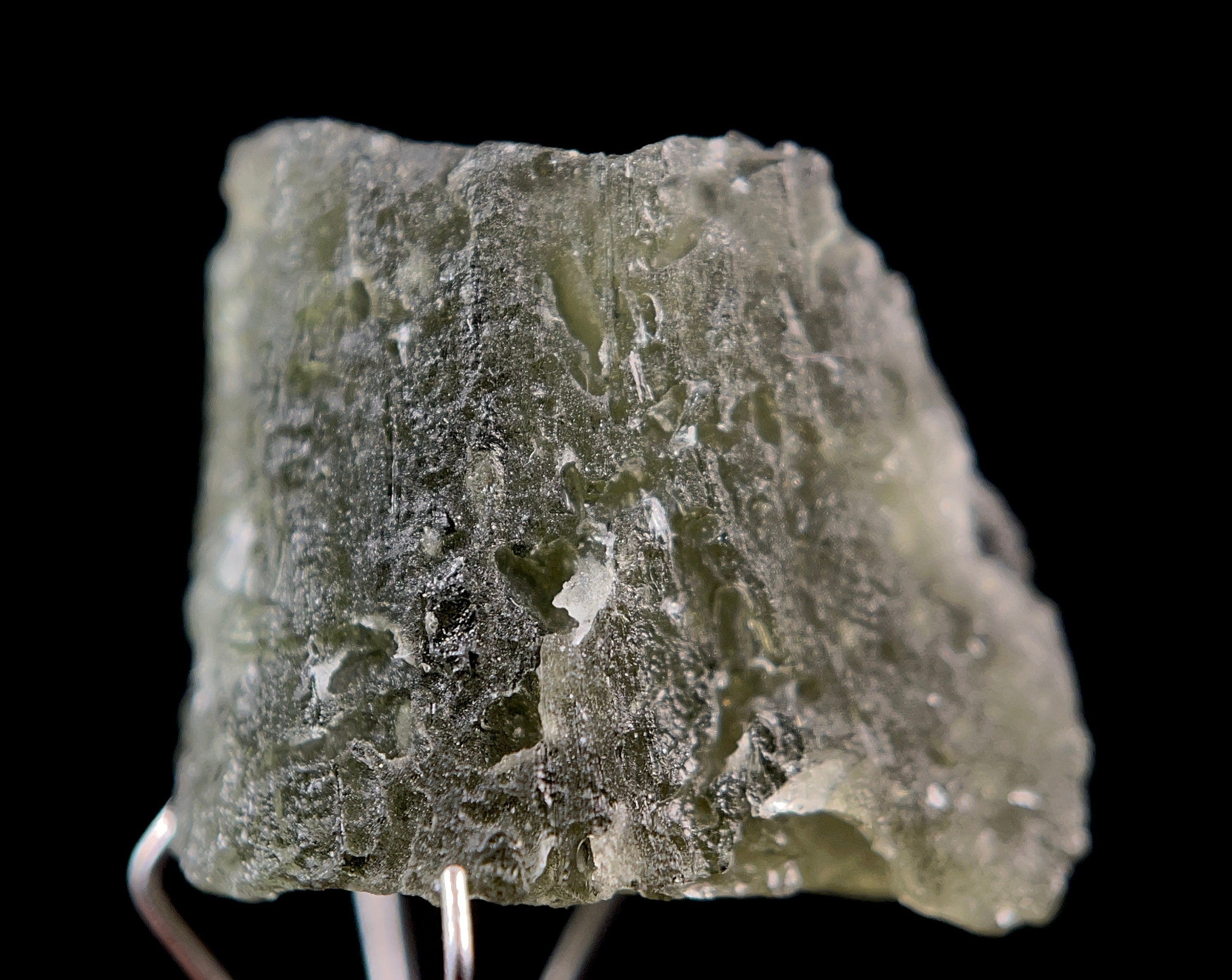 2.7g Raw Moldavite Crystal - Genuine Natural Moldavite Stone for Jewelry Making & Energy Healing | 51503 | Perfect for Meditation, Spiritual Gifts & Crystal Collections