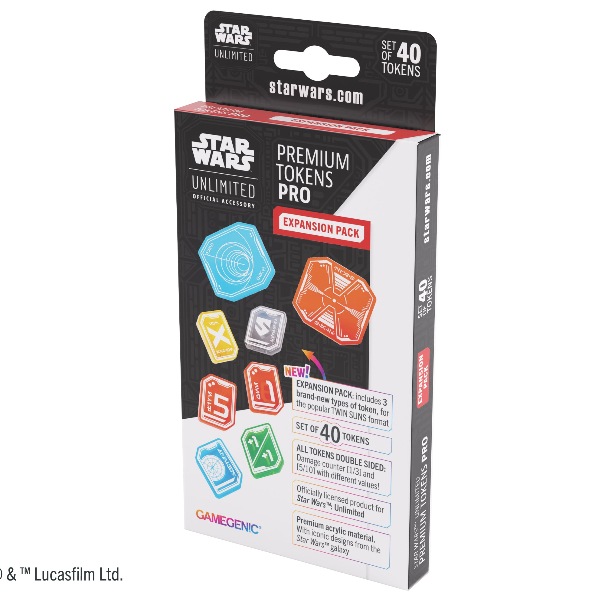 Star Wars Unlimited Premium Tokens Pro Expansion Pack - Collectible Game Accessories for Trading Card Battles | Perfect for Star Wars TCG Tournaments & Casual Play