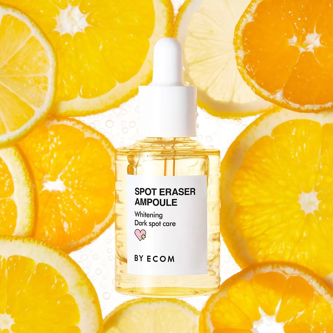 BY ECOM Spot Eraser Ampoule 30ml - Dark Spot Corrector & Brightening Serum for Face - Perfect for Acne Scar Treatment & Hyperpigmentation Care - Ideal for Daily Skincare Routine & Nighttime Use