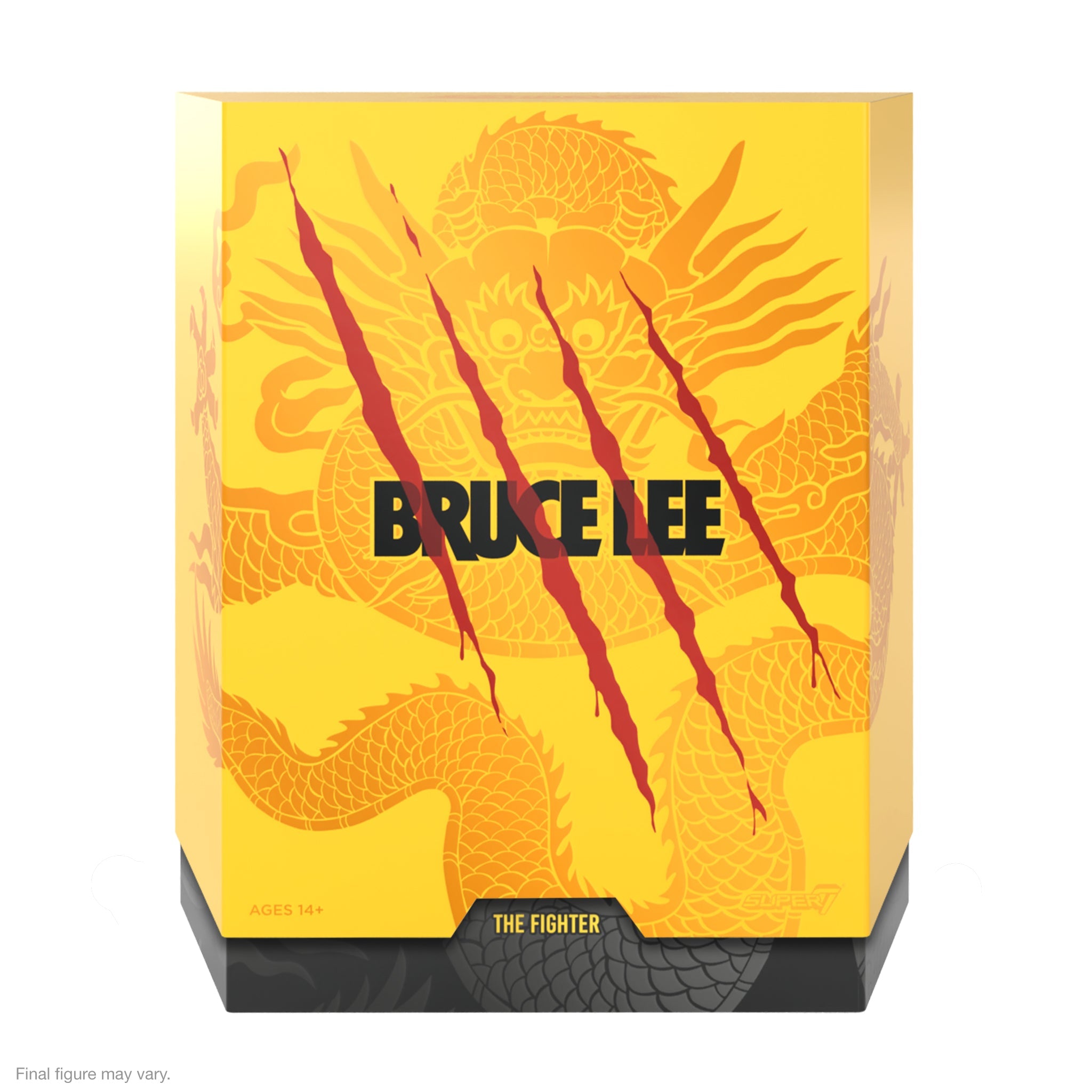 Super7 Bruce Lee The Fighter Ultimates! Action Figure - Collectible Martial Arts Movie Memorabilia for Display & Gift Giving