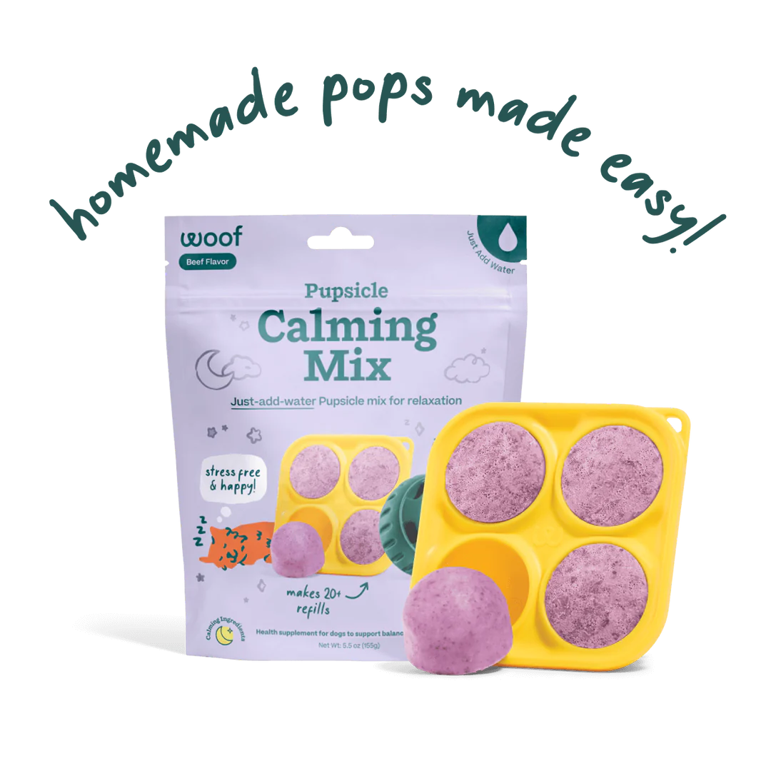Soothing Pupsicle Pops for Dogs - Homemade Frozen Dog Treats to Calm Anxiety | Perfect for Hot Days, Training Rewards & Anxious Pets