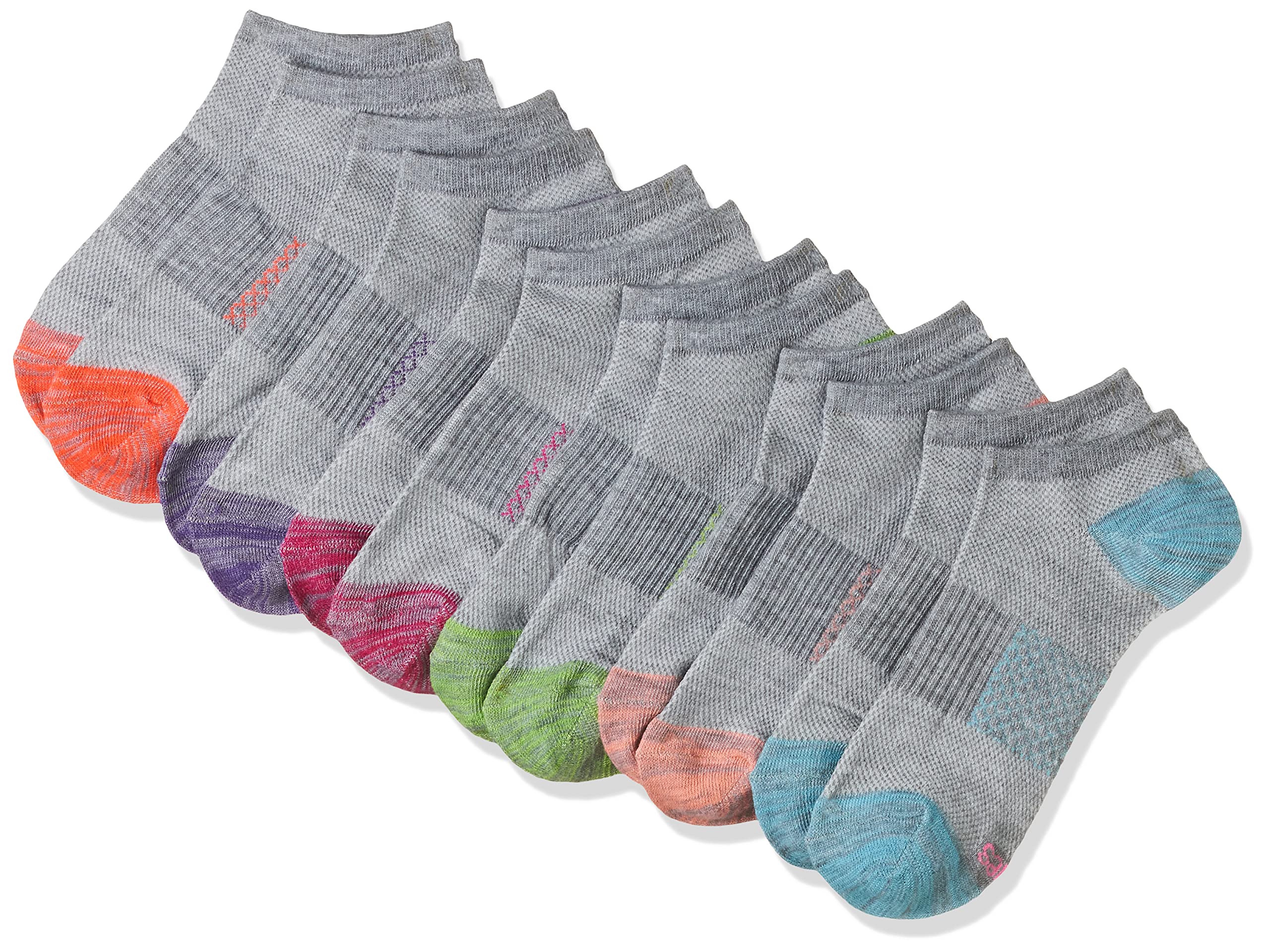 Hanes Women's Lightweight Breathable No Show Socks 6-Pack - Comfortable Invisible Low Cut Ankle Socks for Running, Workout, and Everyday Wear