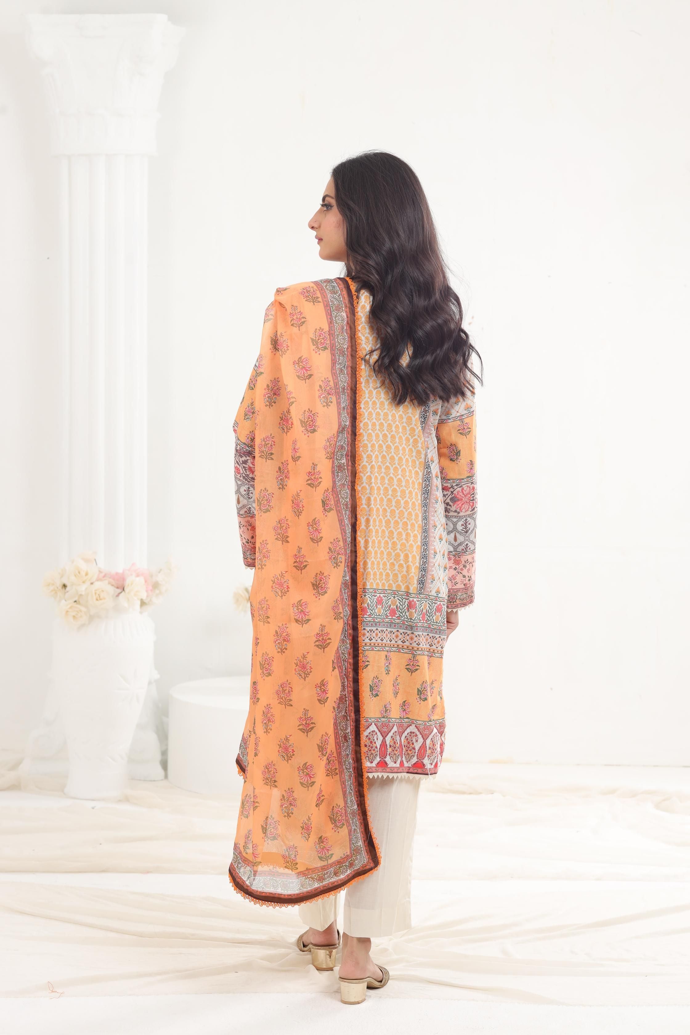 Sana Safinaz Mahay Stitched Embroidered Formal Dress for Women - Elegant Evening Wear for Parties, Weddings & Special Occasions