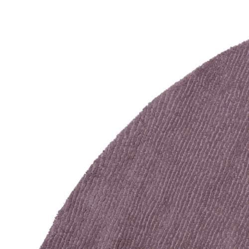 Hand Loomed Wool Round Area Rug with Solid & Border Design - 8-Foot Surya Mystique M-5329 for Living Room, Bedroom & Home Decor