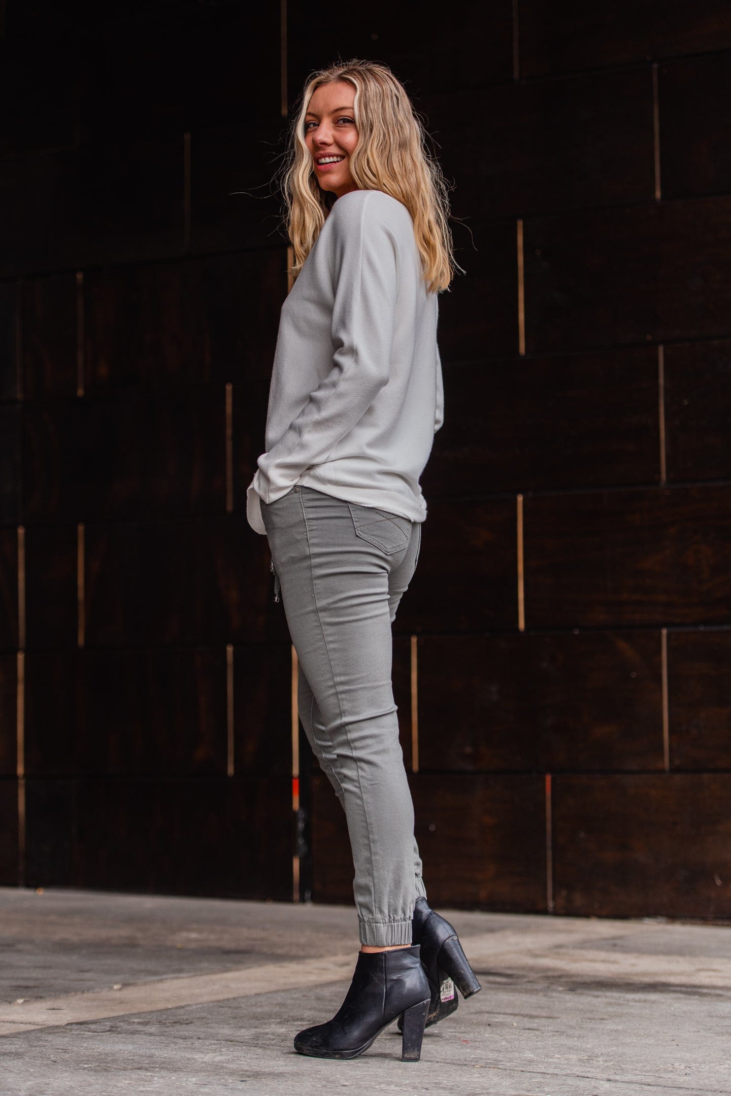 Country Denim Australia Weekend Jogger Pants - Washed Khaki Color | Best Seller | Casual Wear, Street Style & Travel Outfits