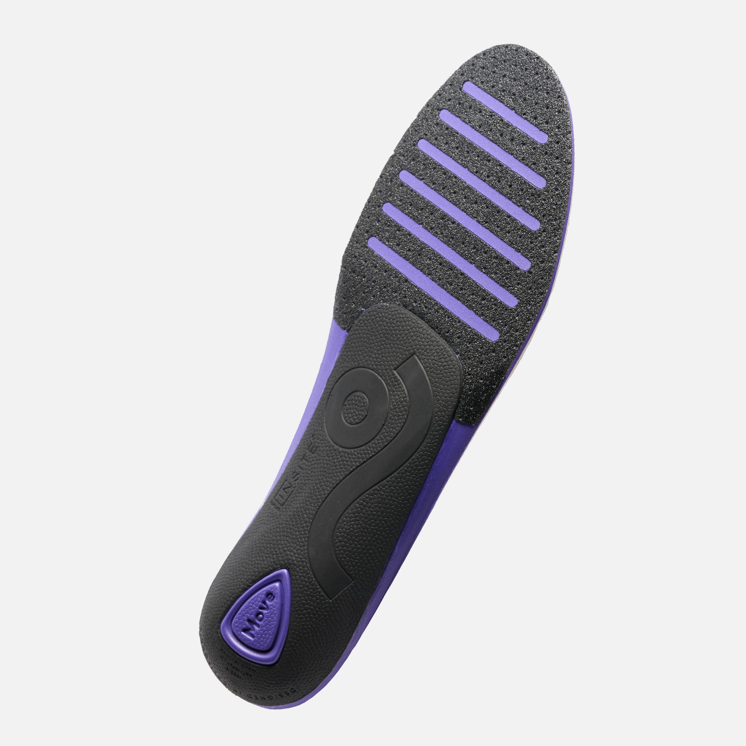 Comfortable Move Game Day Insoles for Sports & Running - Cushioned Arch Support for Basketball, Soccer & Workout Shoes