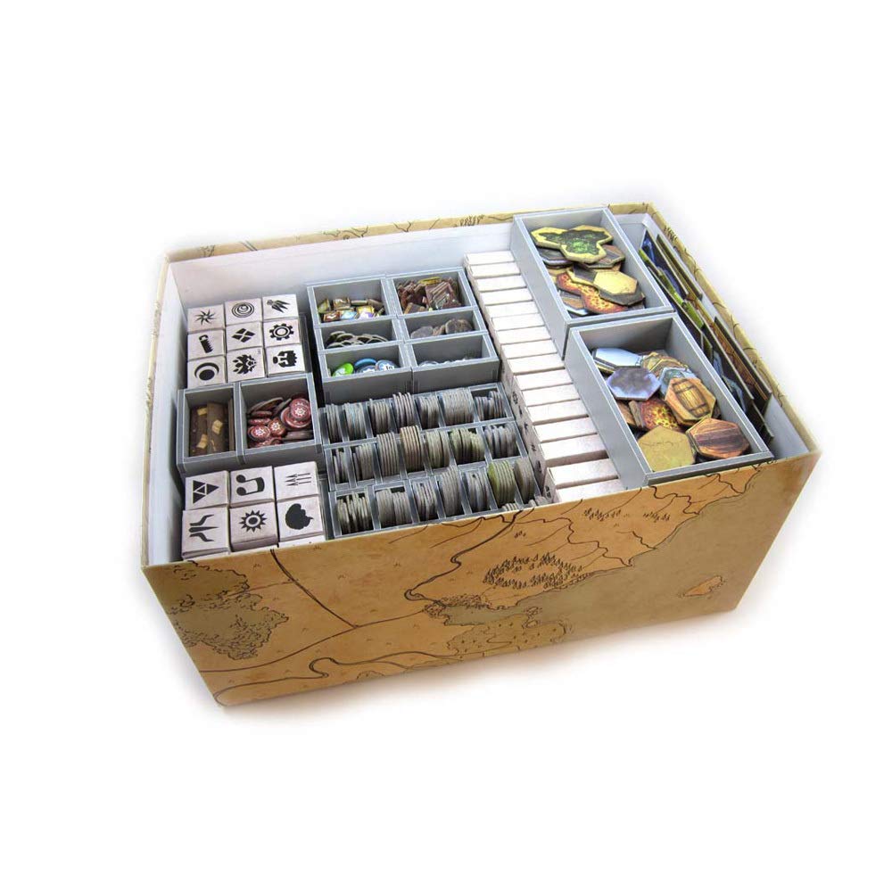 Folded Space Gloomhaven Organizer Insert - Premium Board Game Storage Solution for Gloomhaven | Keep Game Pieces Organized | Perfect for Game Nights & Storage