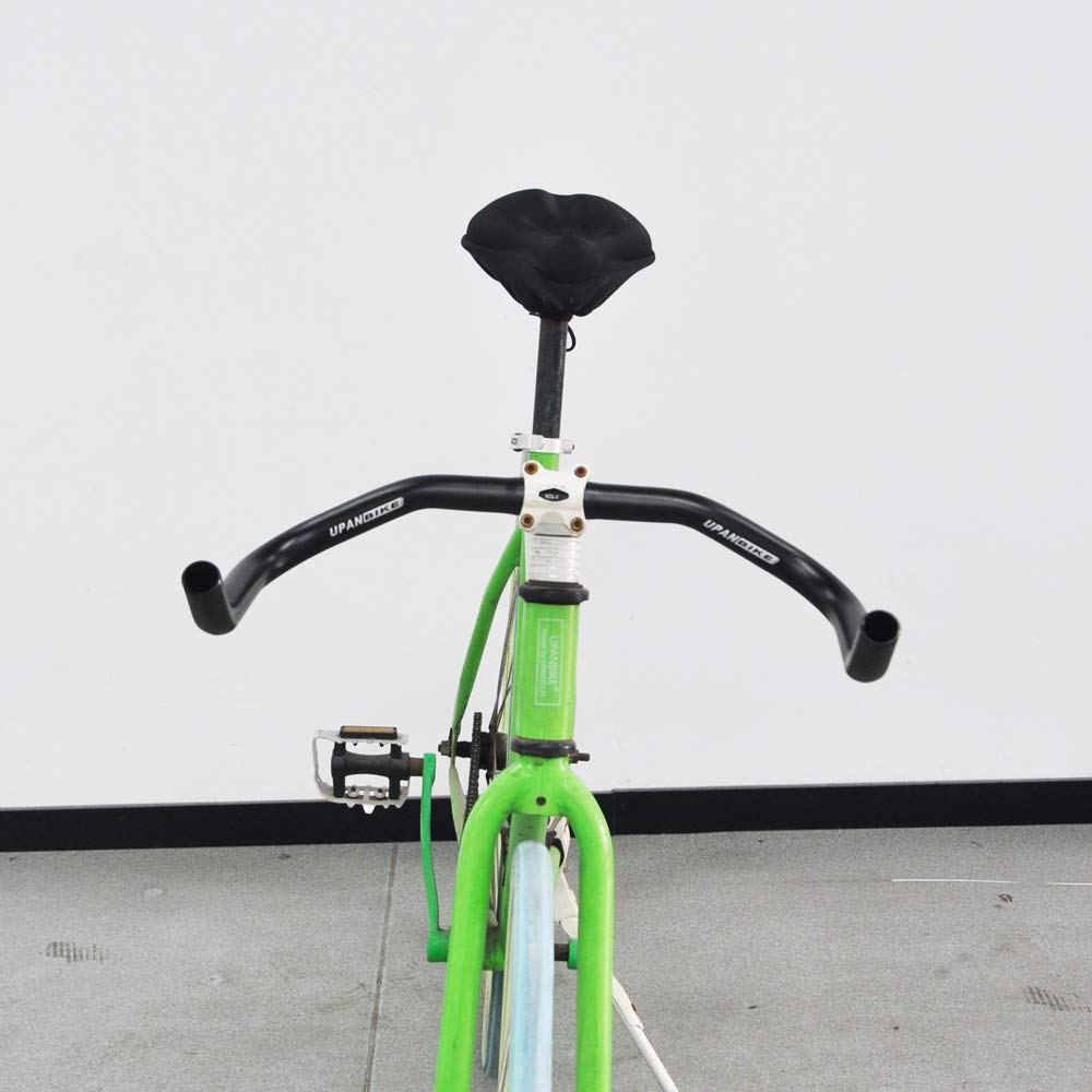 UPANBIKE 25.4mm Aluminum Alloy Bullhorn Handlebar 390mm - Lightweight Bike Handlebar for Fixed Gear & Road Bikes - Perfect for Urban Commuting and Performance Cycling