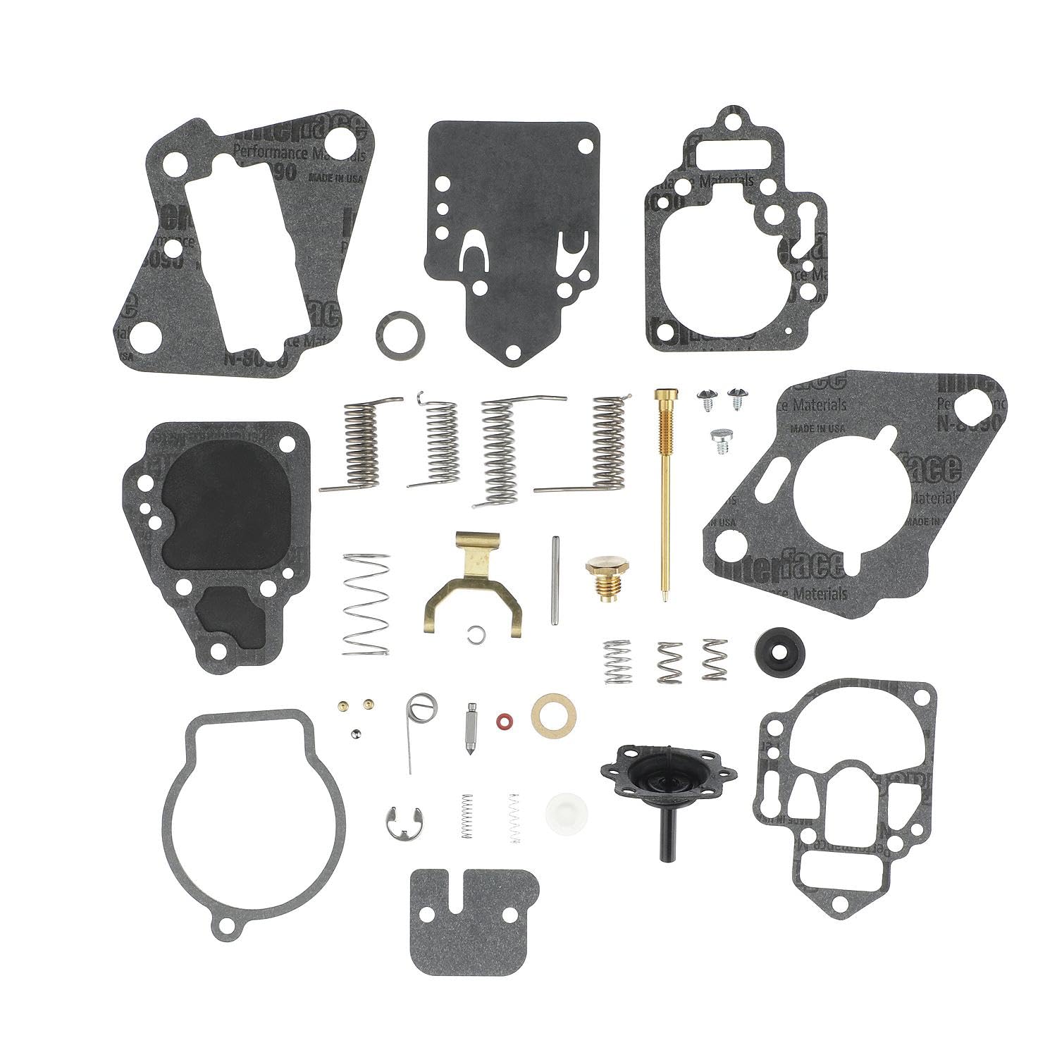 Quicksilver 8237072 Carburetor Repair Kit - Compatible with Mercury Marine Engines - Perfect for Boat Motor Maintenance & Performance Tuning